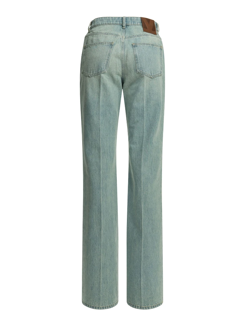 Straight-leg jeans