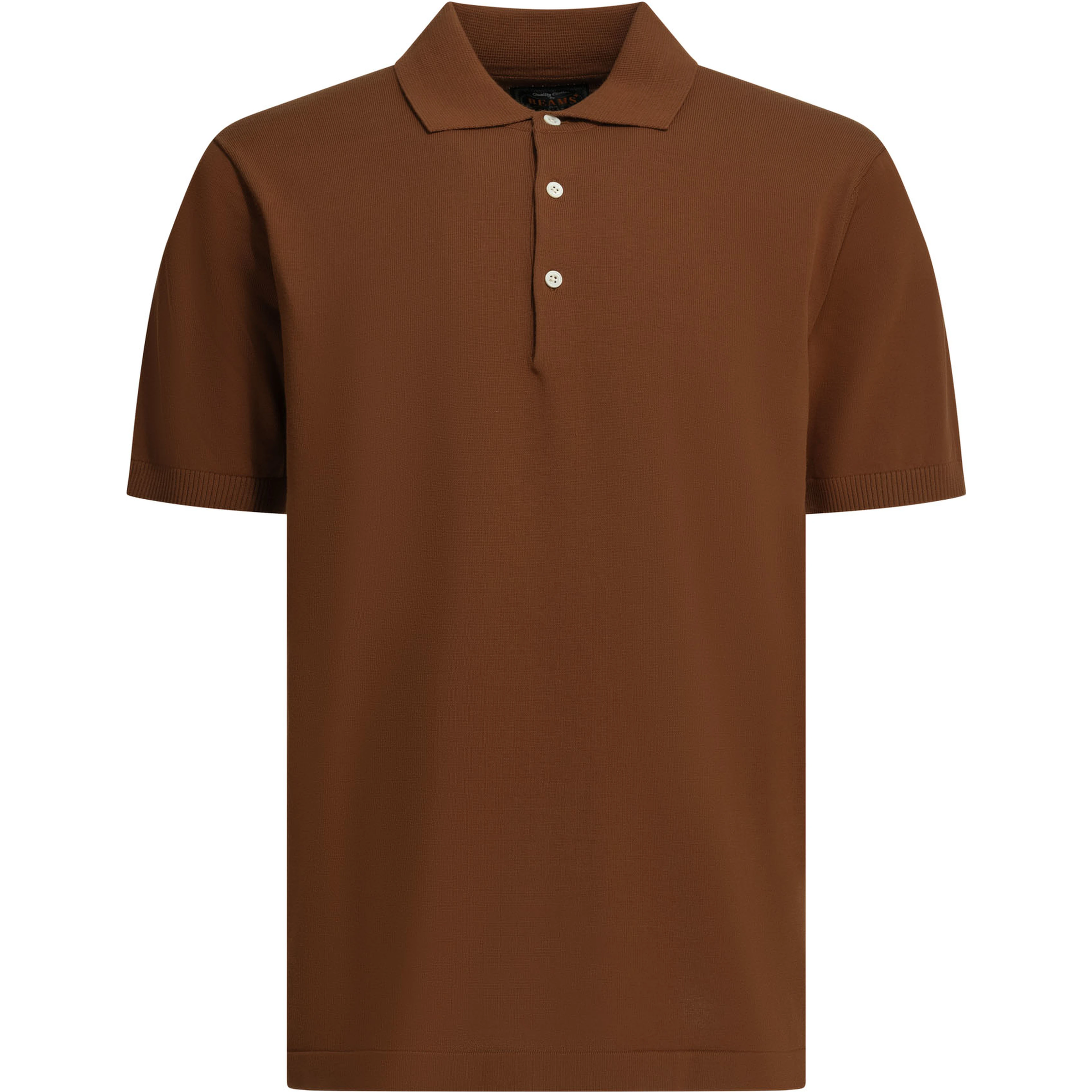 Cotton button-down polo shirt