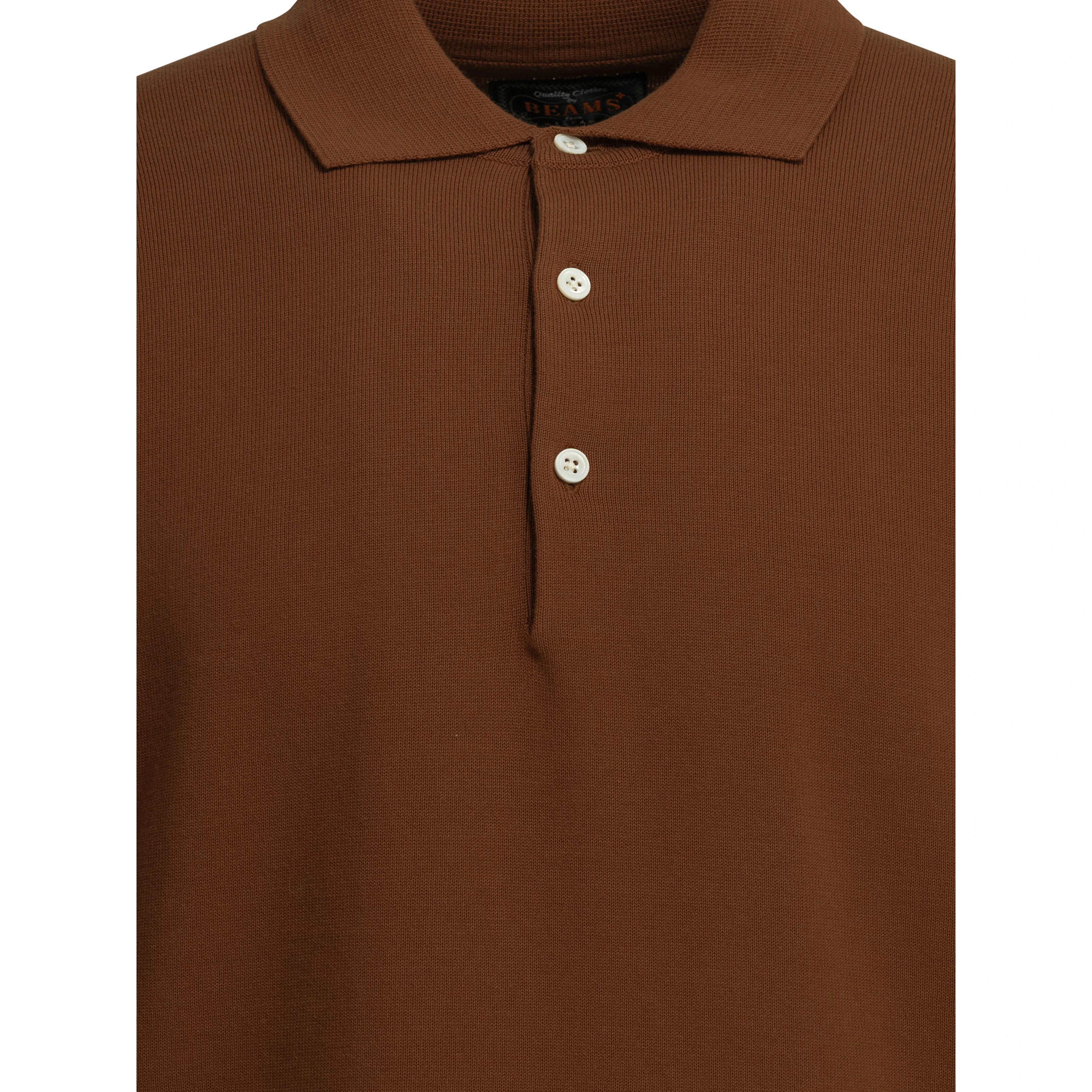 Cotton button-down polo shirt