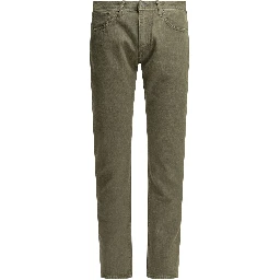 "Olive" Straight-leg jeans