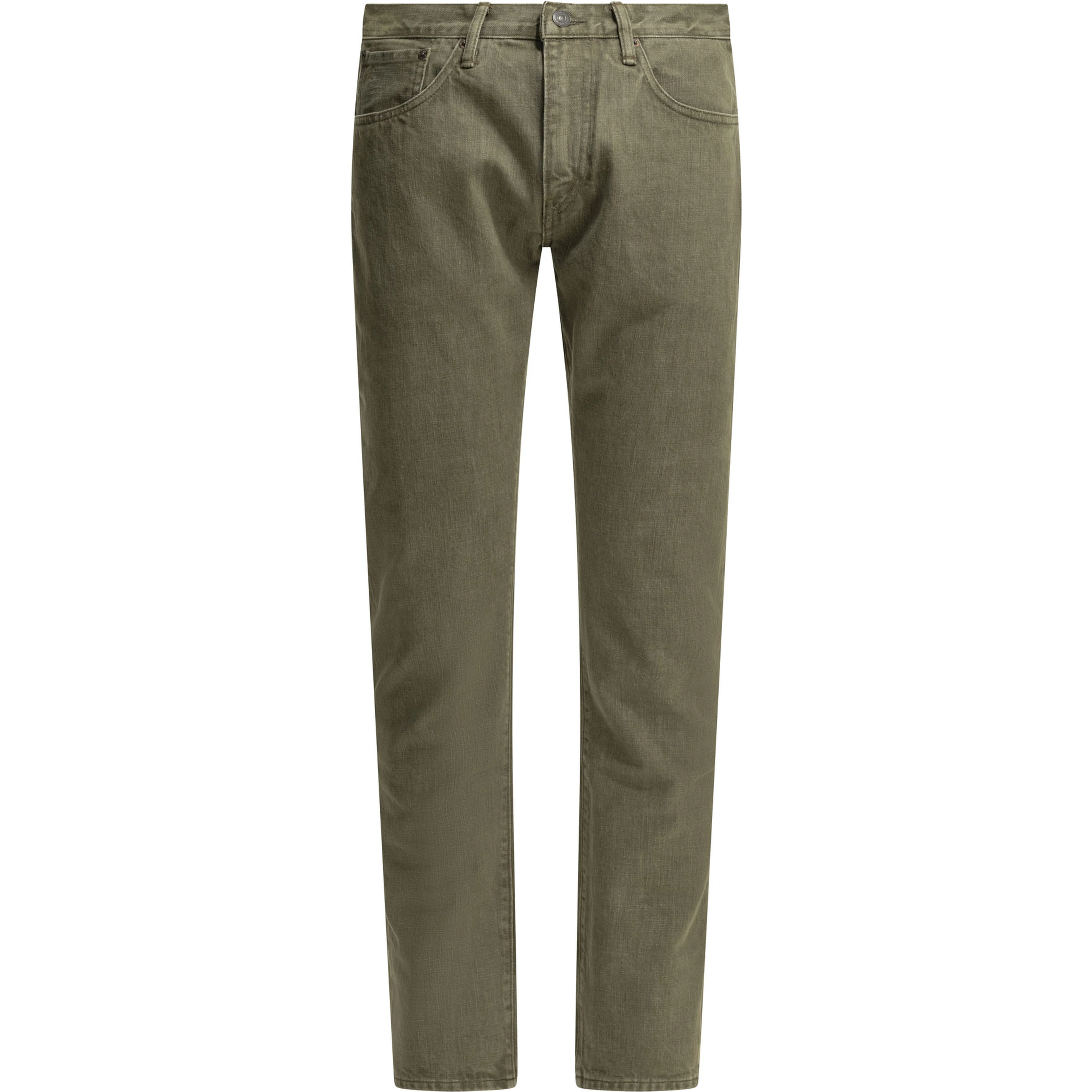 "Olive" Straight-leg jeans