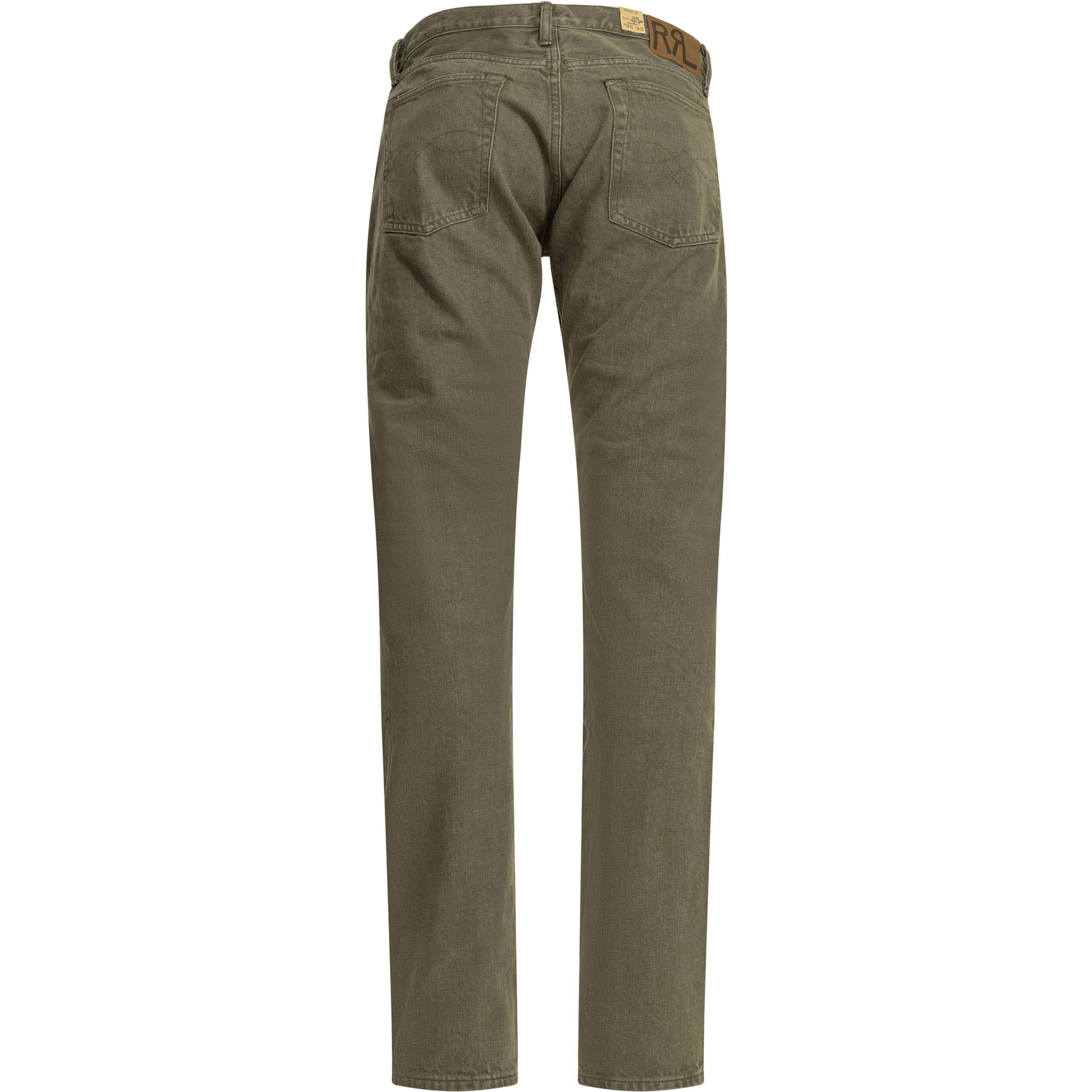 "Olive" Straight-leg jeans