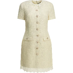 Short dress with lace details