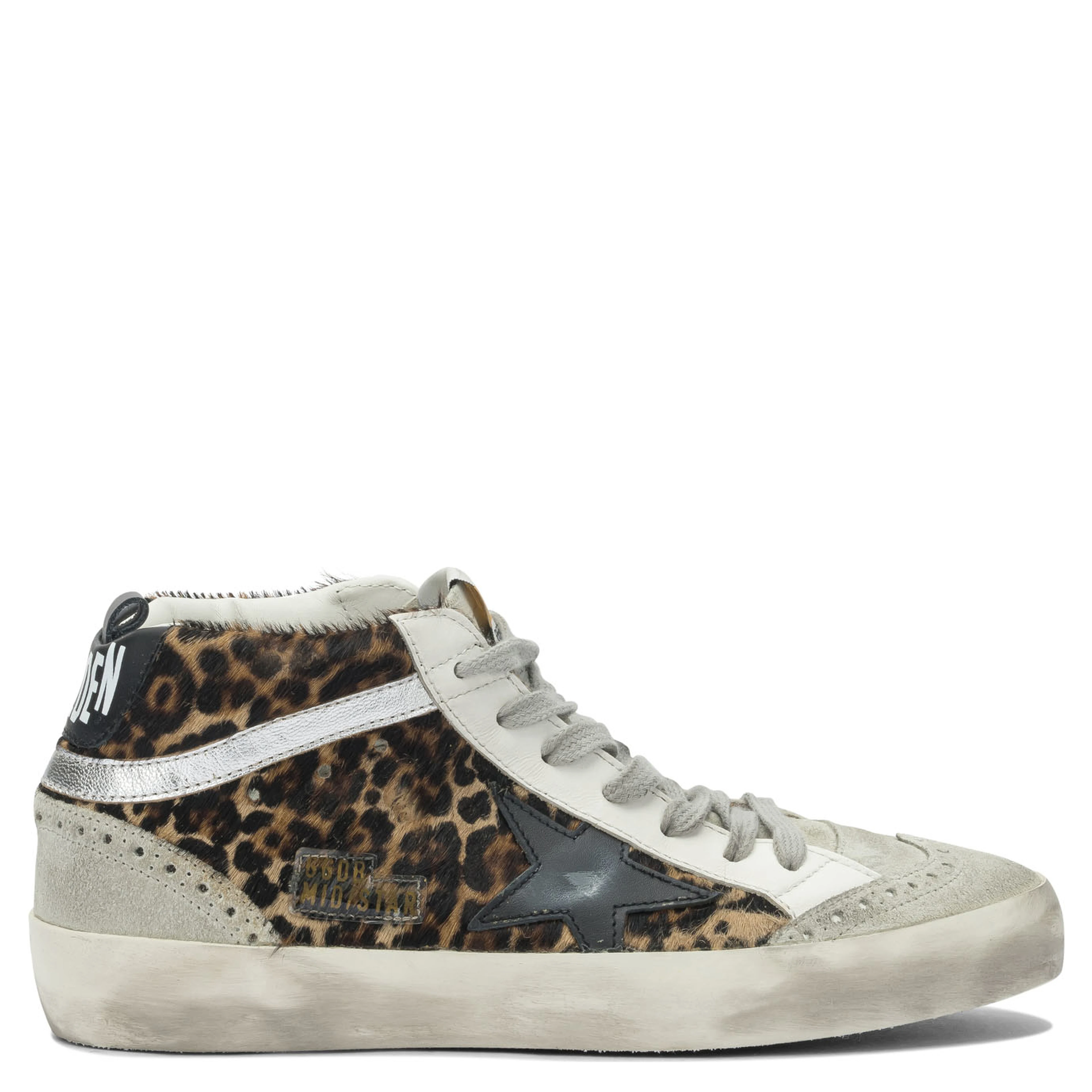"Mid Star" High-Top Sneakers