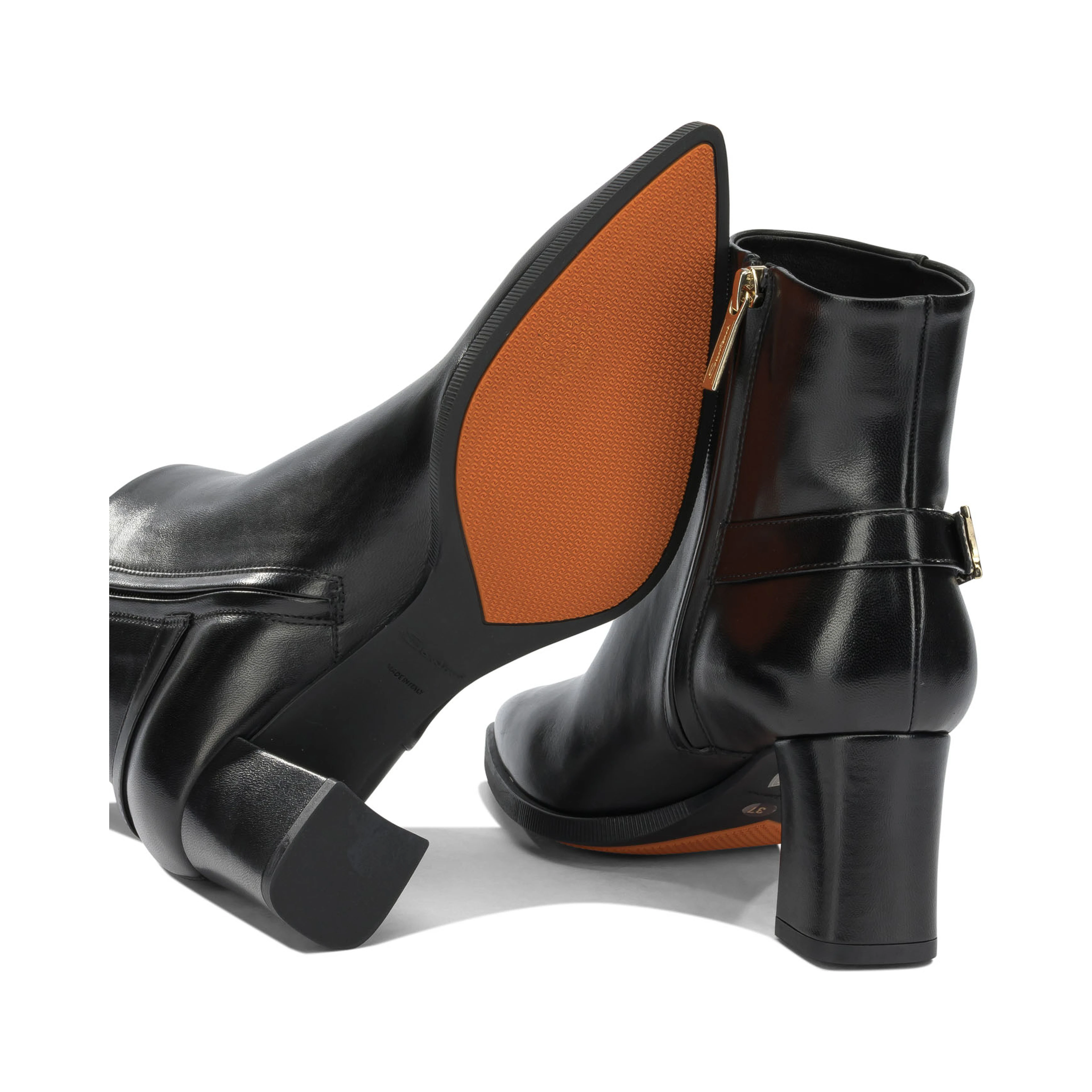 "Elly 65MM" zippered ankle boots