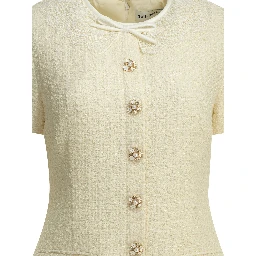 Short dress with lace details