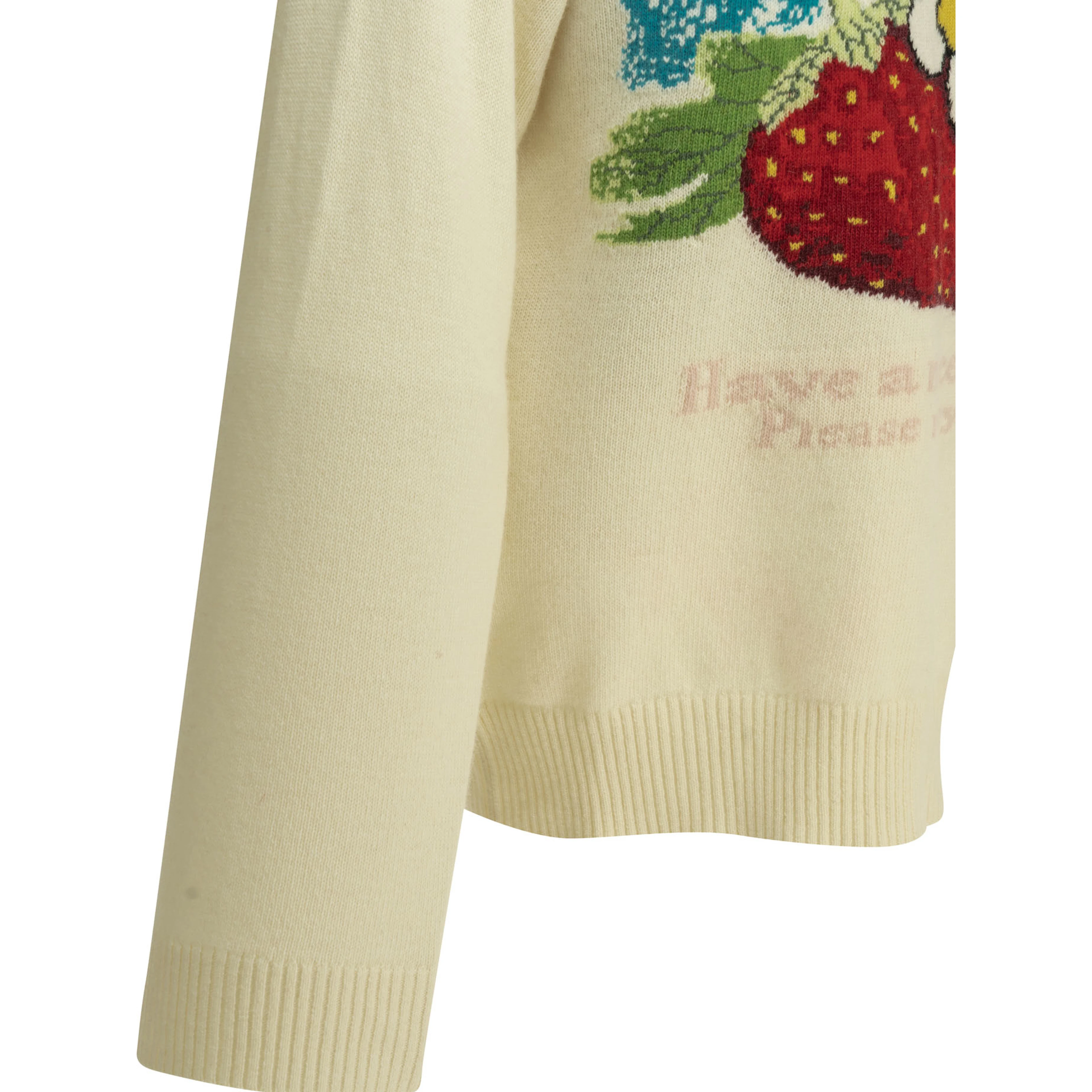 "Strawberry" Crew-neck sweater