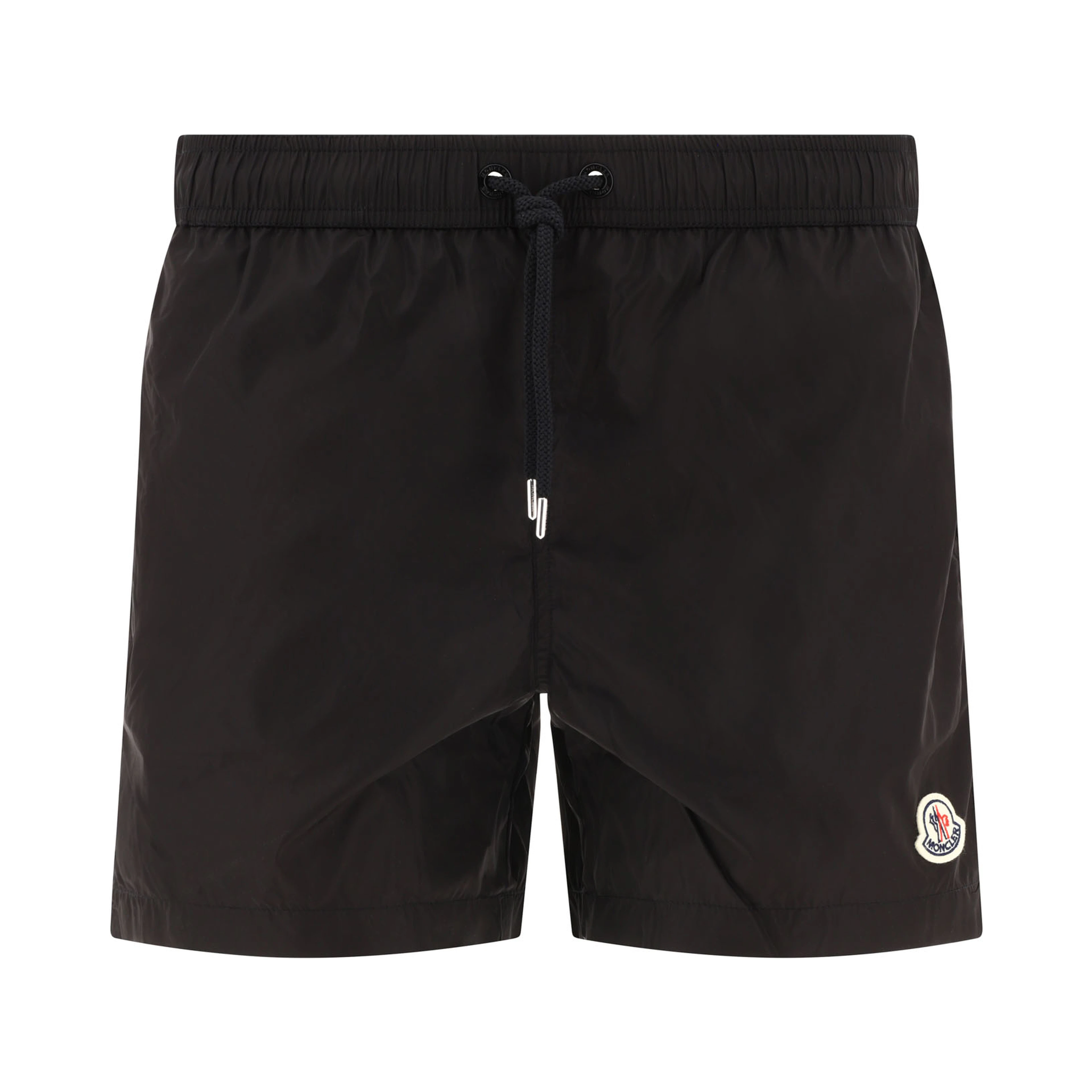 Swim shorts with logo patch