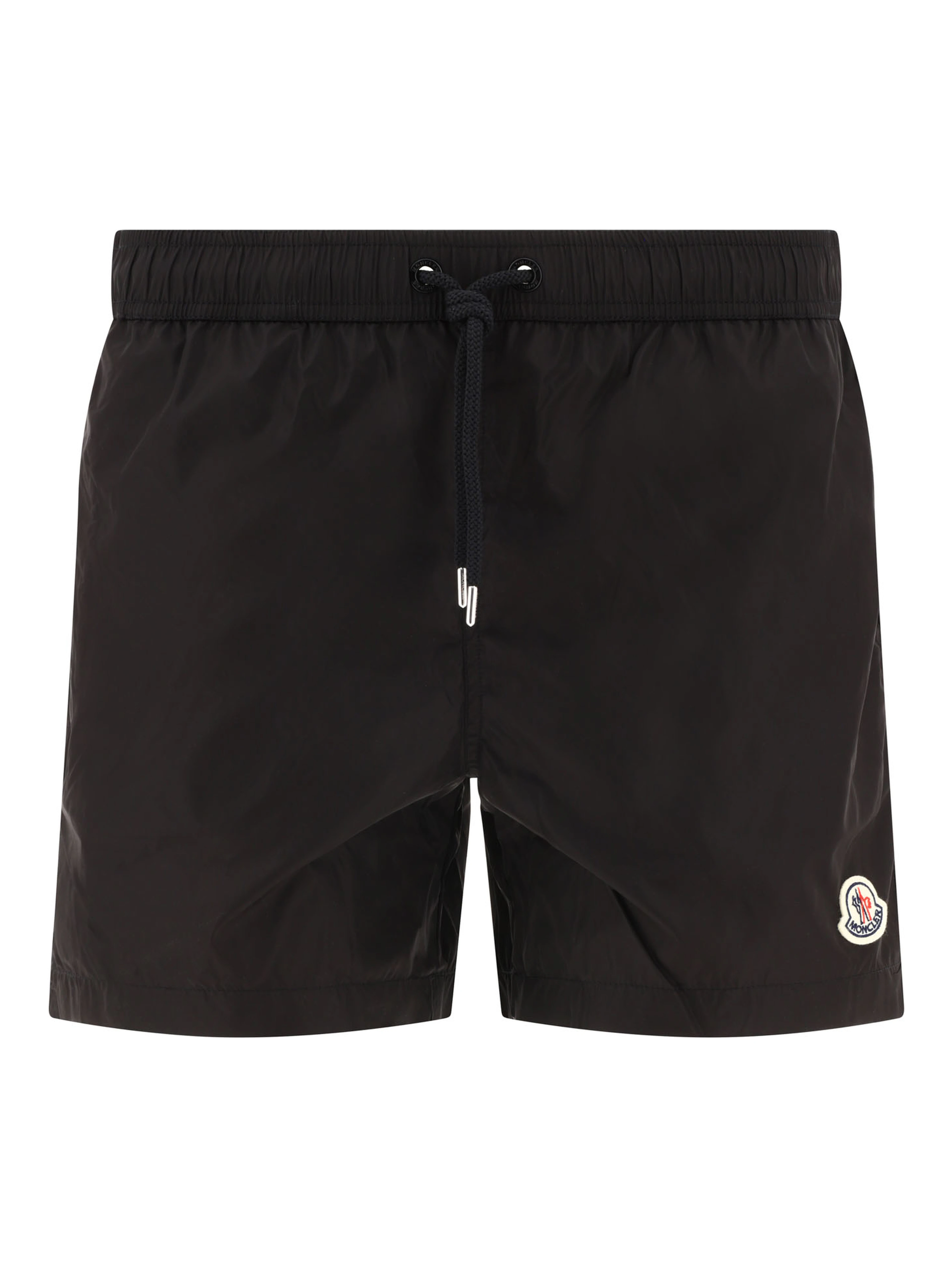 Swim shorts with logo patch