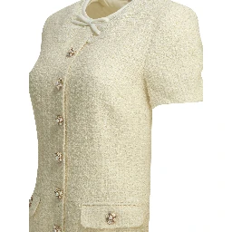 Short dress with lace details