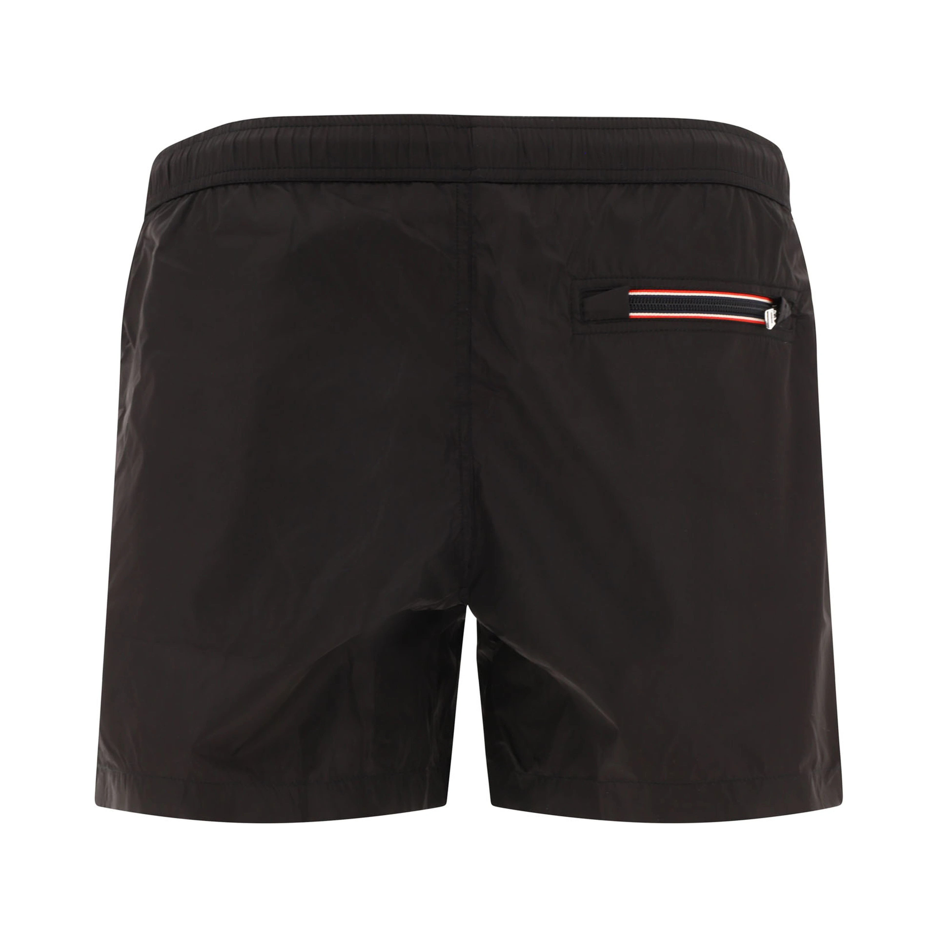 Swim shorts with logo patch
