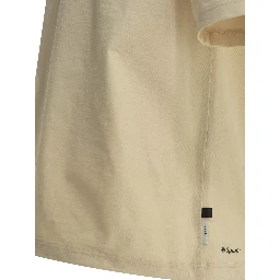 "Tech Drawstring Spiber Collection" Crew-Neck T-Shirt