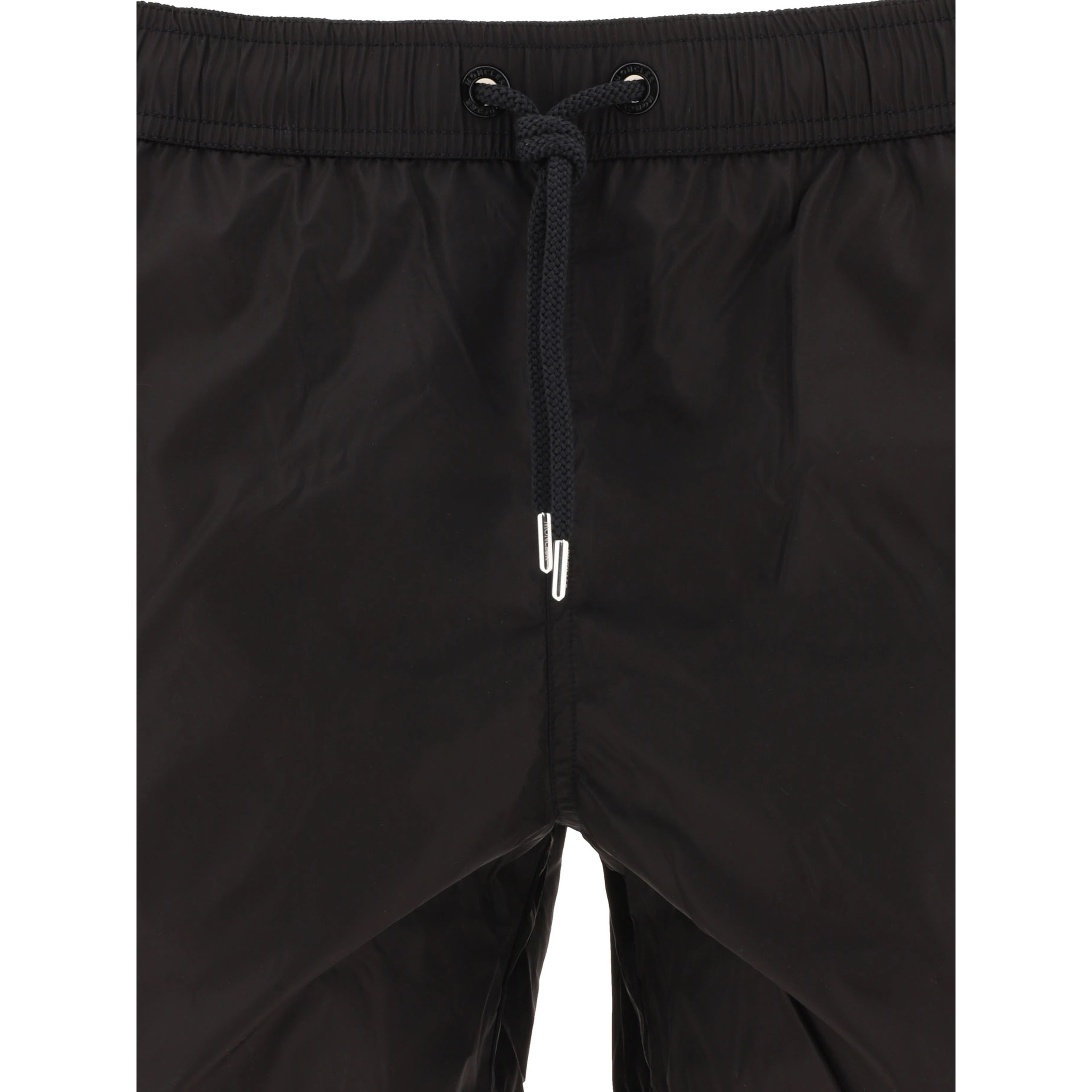 Swim shorts with logo patch