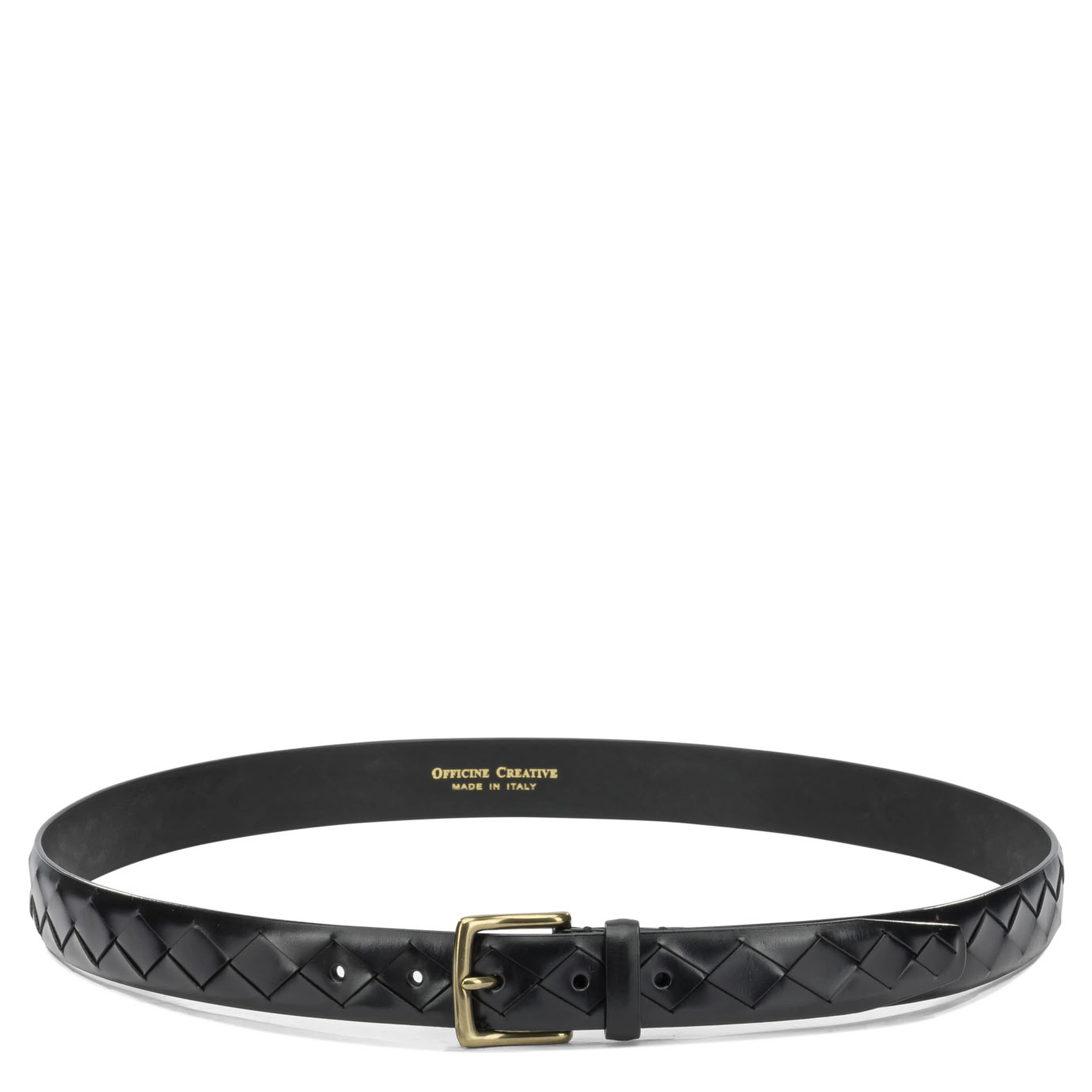 "OC Strip" Leather Belt