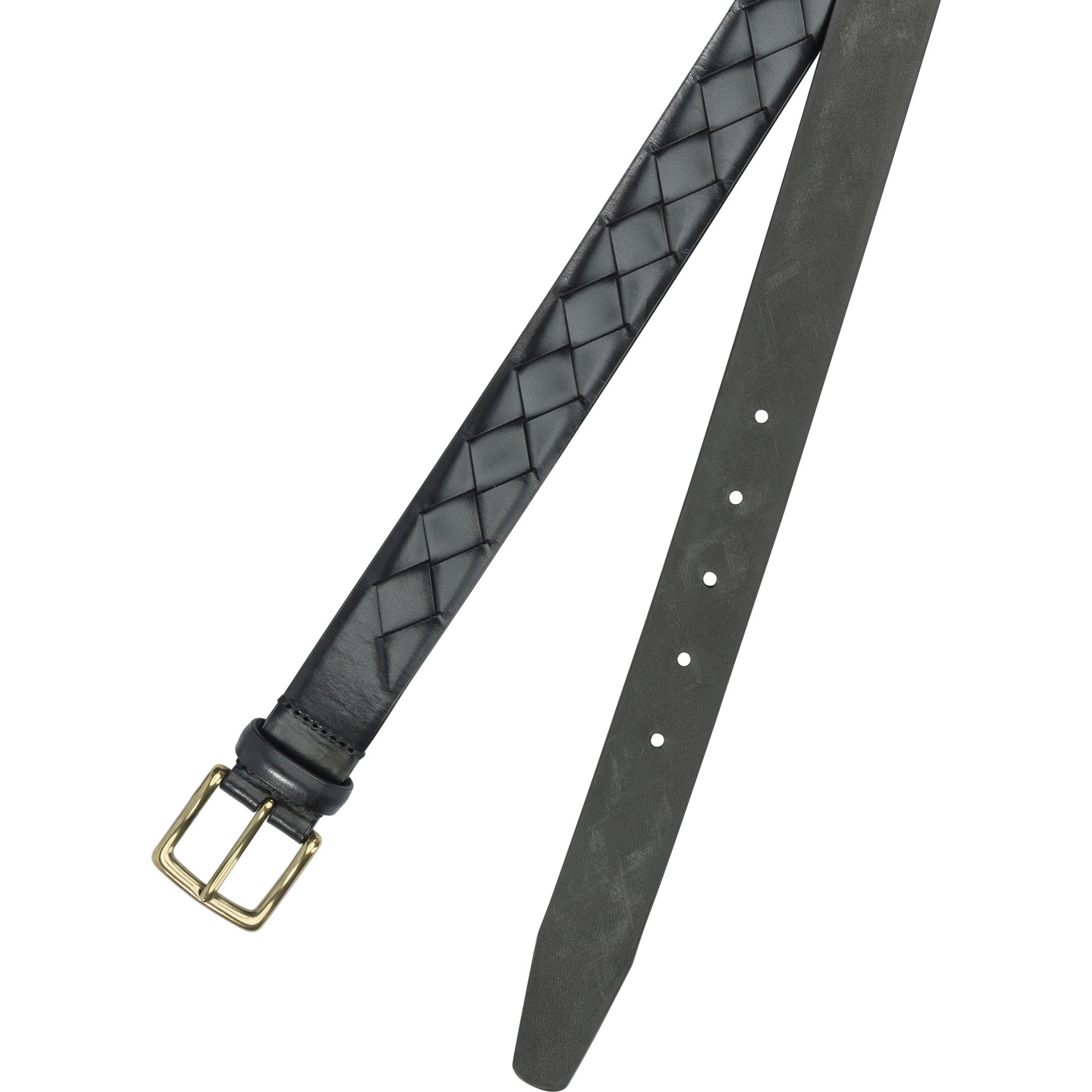 "OC Strip" Leather Belt