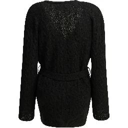 Cashmere cable-knit cardigan