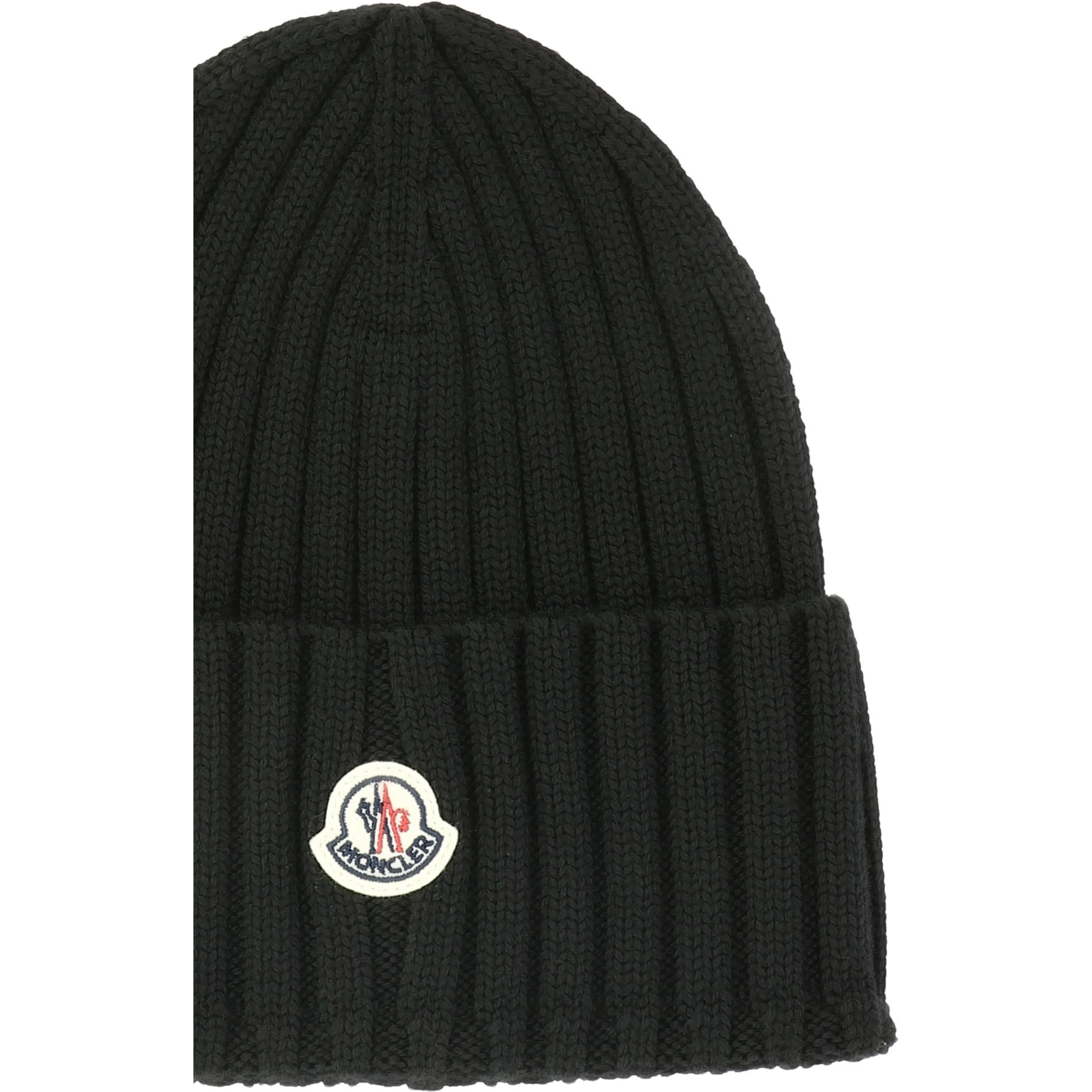 Wool beanie with logo