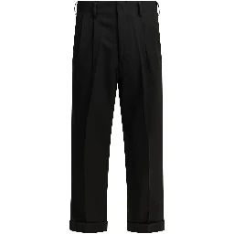 Tailored pants made of wool blend