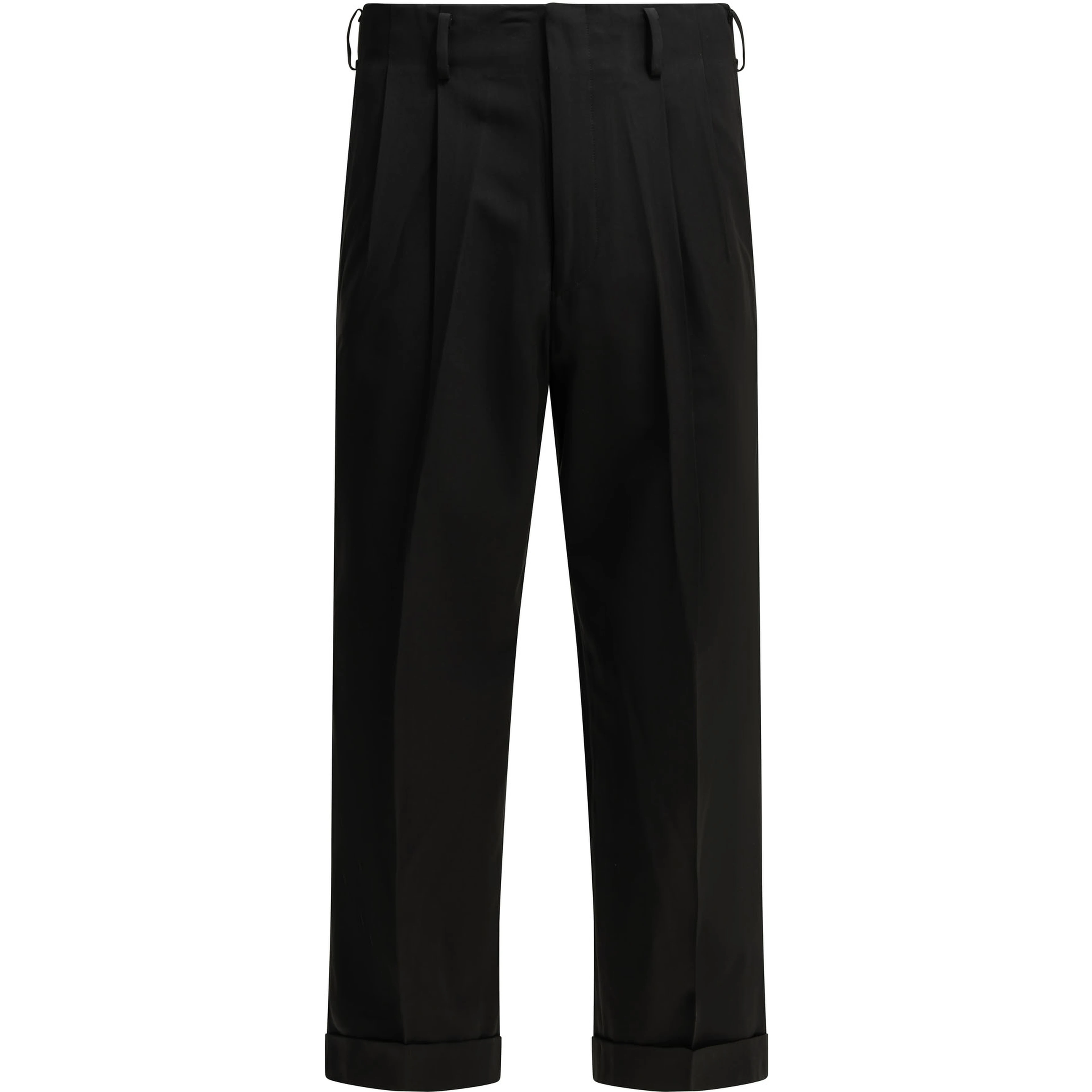 Tailored pants made of wool blend