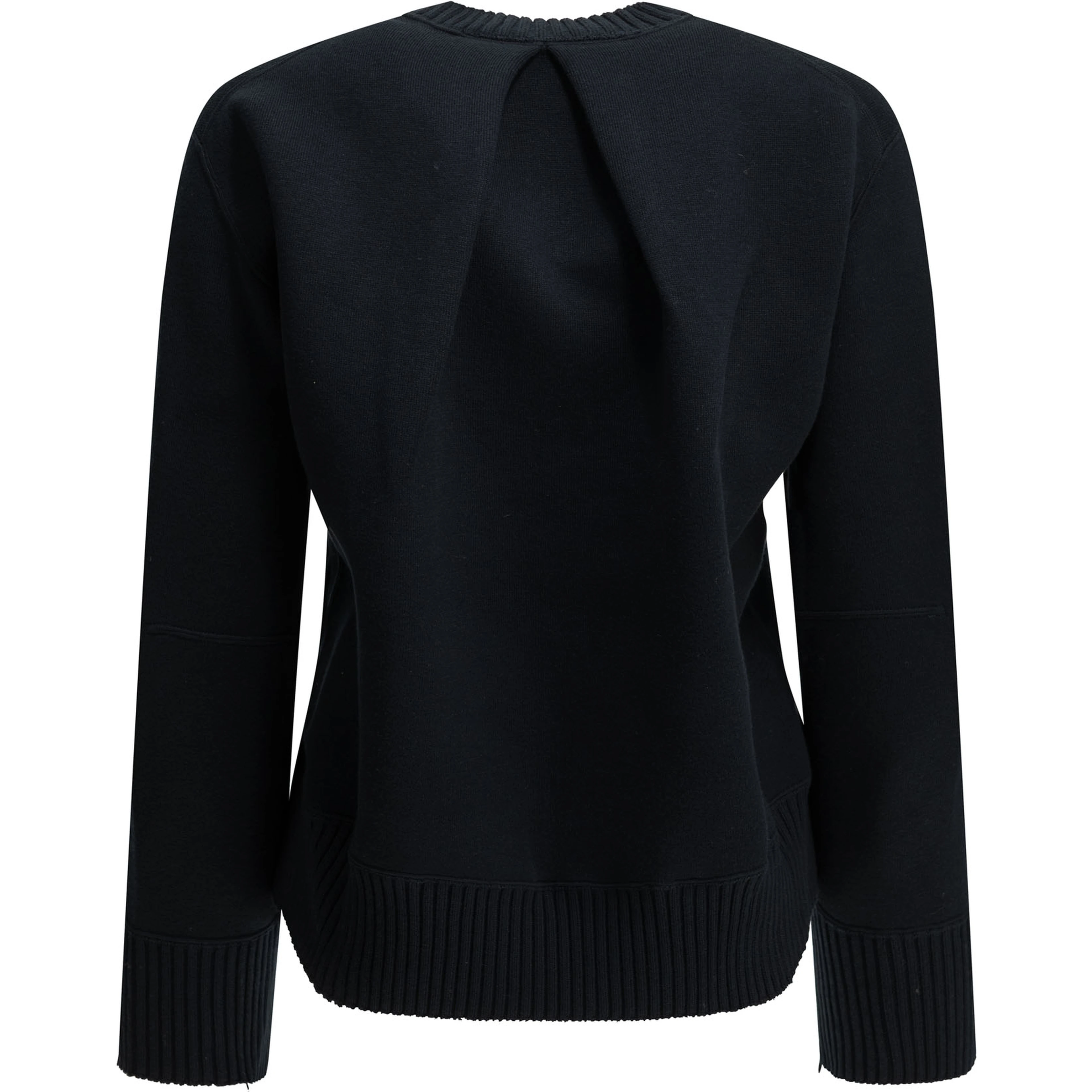 Crew-neck sweater made of a cotton-cashmere blend