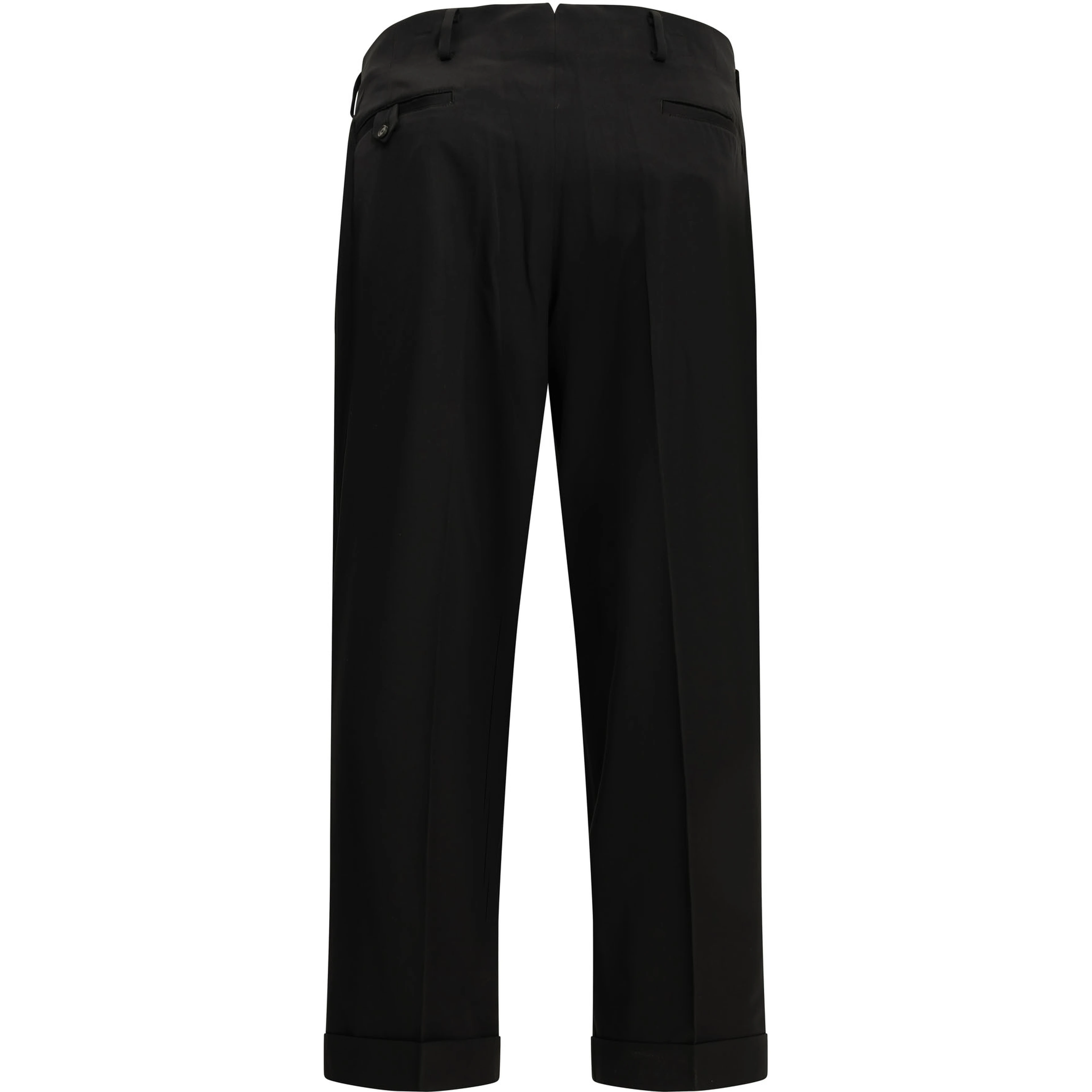 Tailored pants made of wool blend