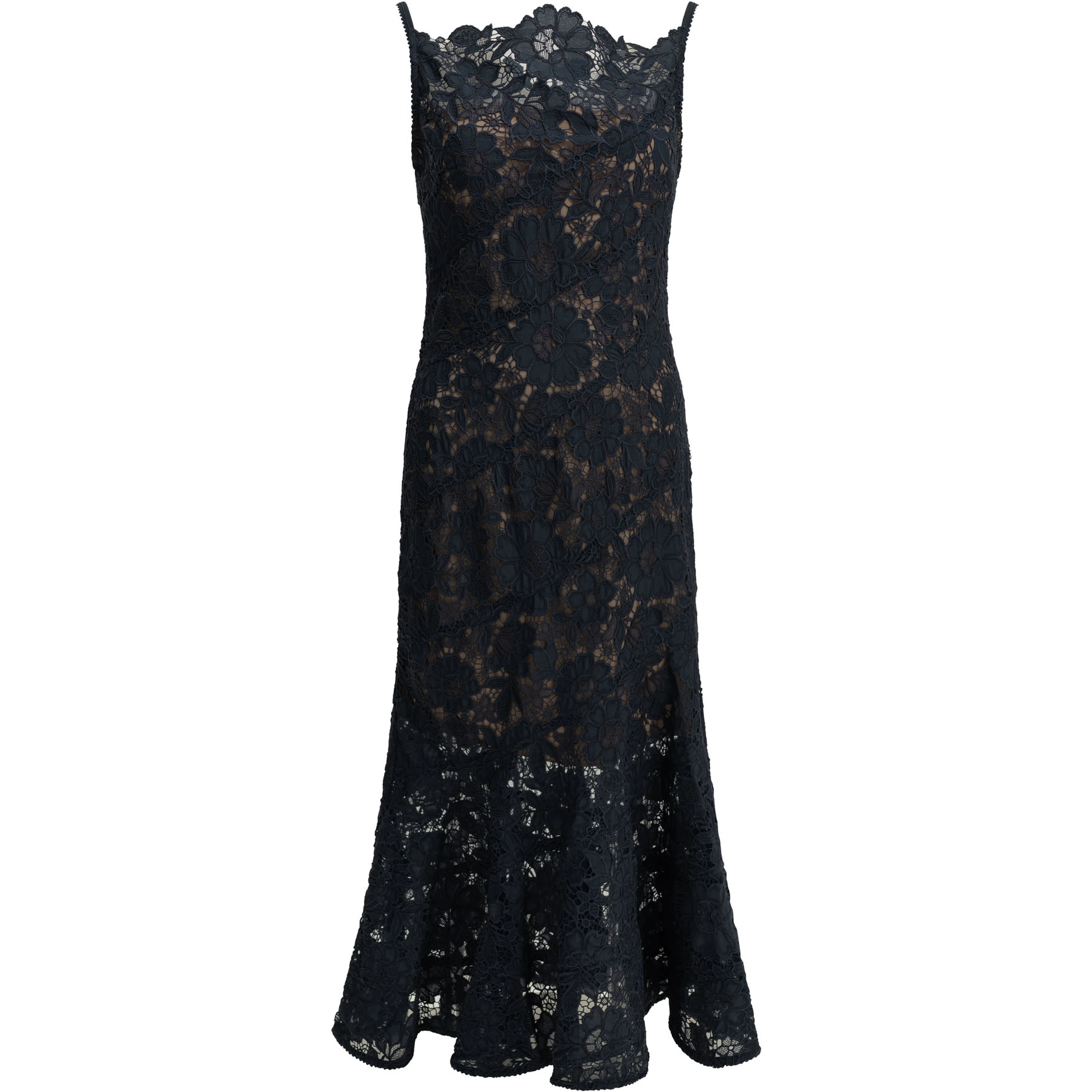 Lace midi dress
