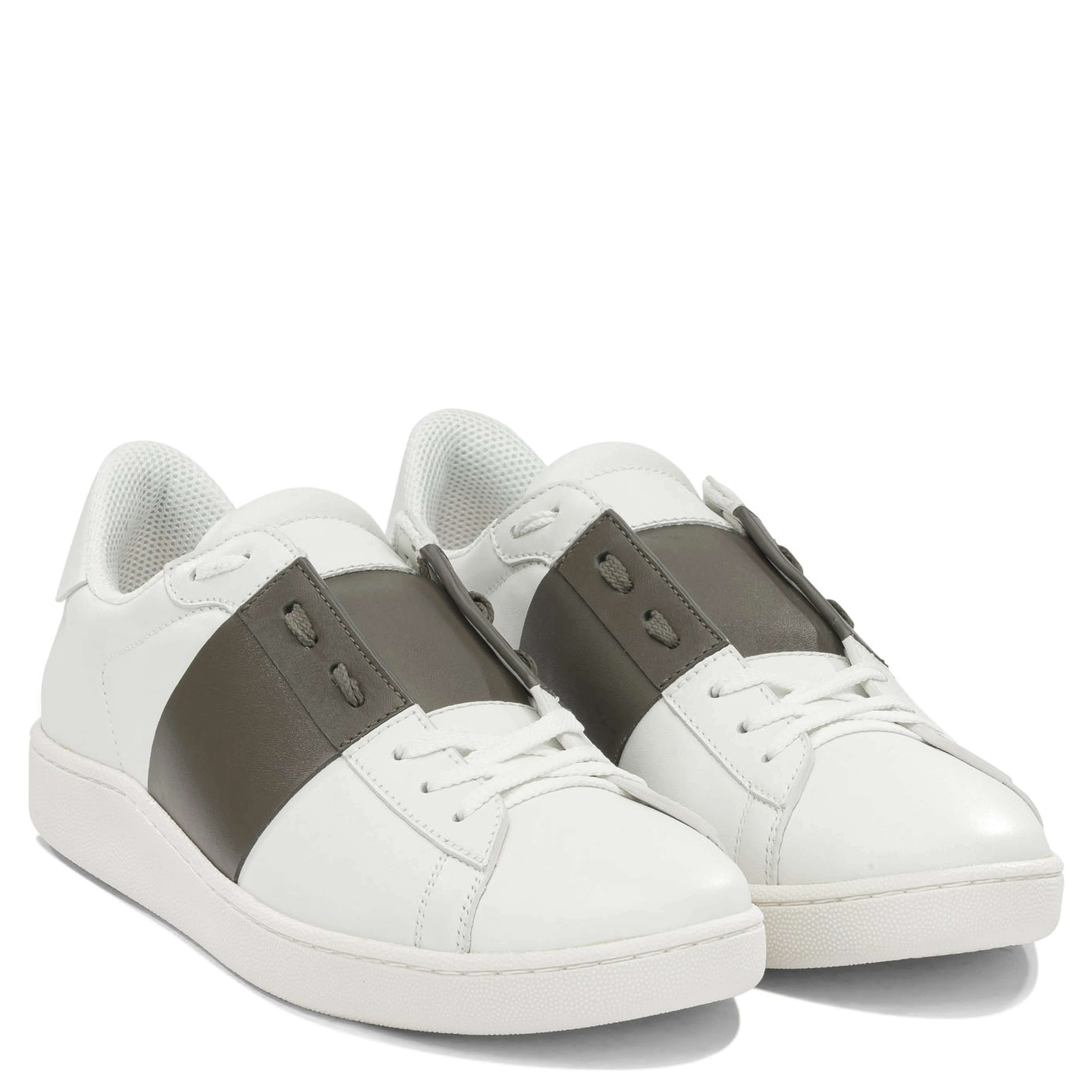 "Open" Low-Top Sneakers