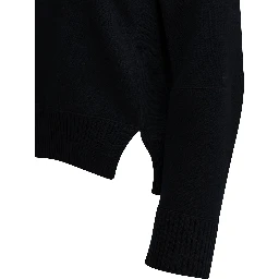 Crew-neck sweater made of a cotton-cashmere blend