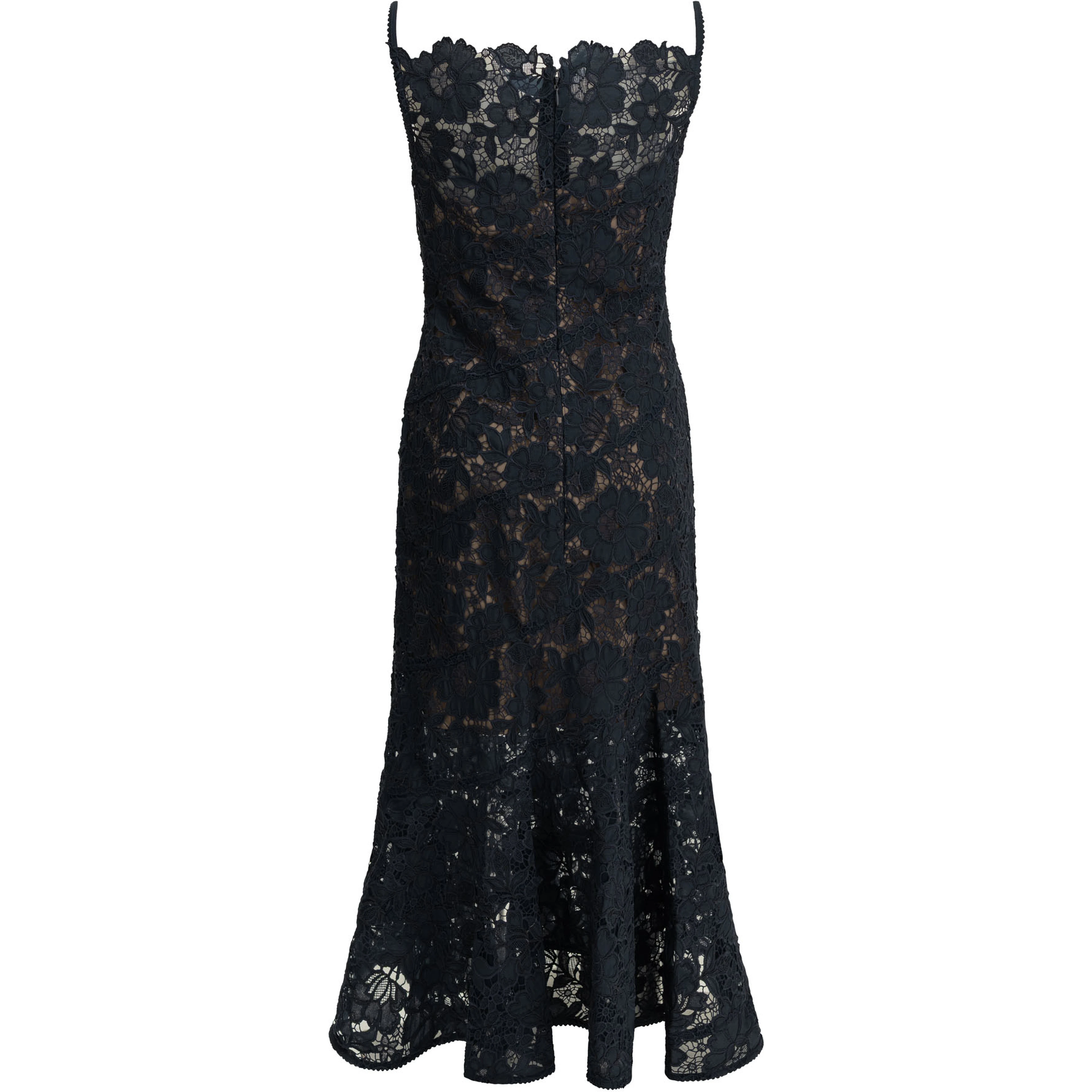 Lace midi dress