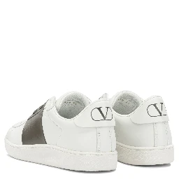 "Open" Low-Top Sneakers