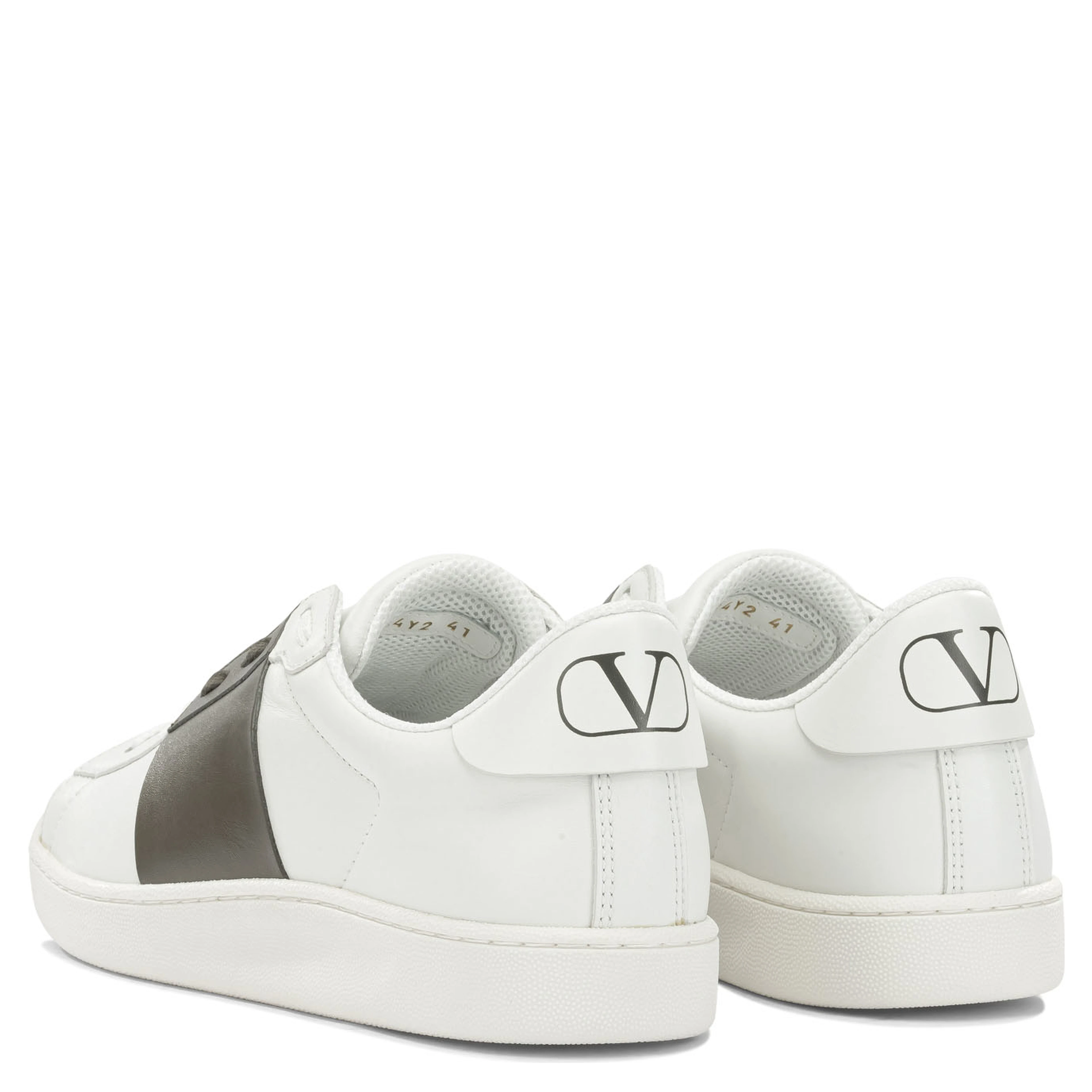 "Open" Low-Top Sneakers