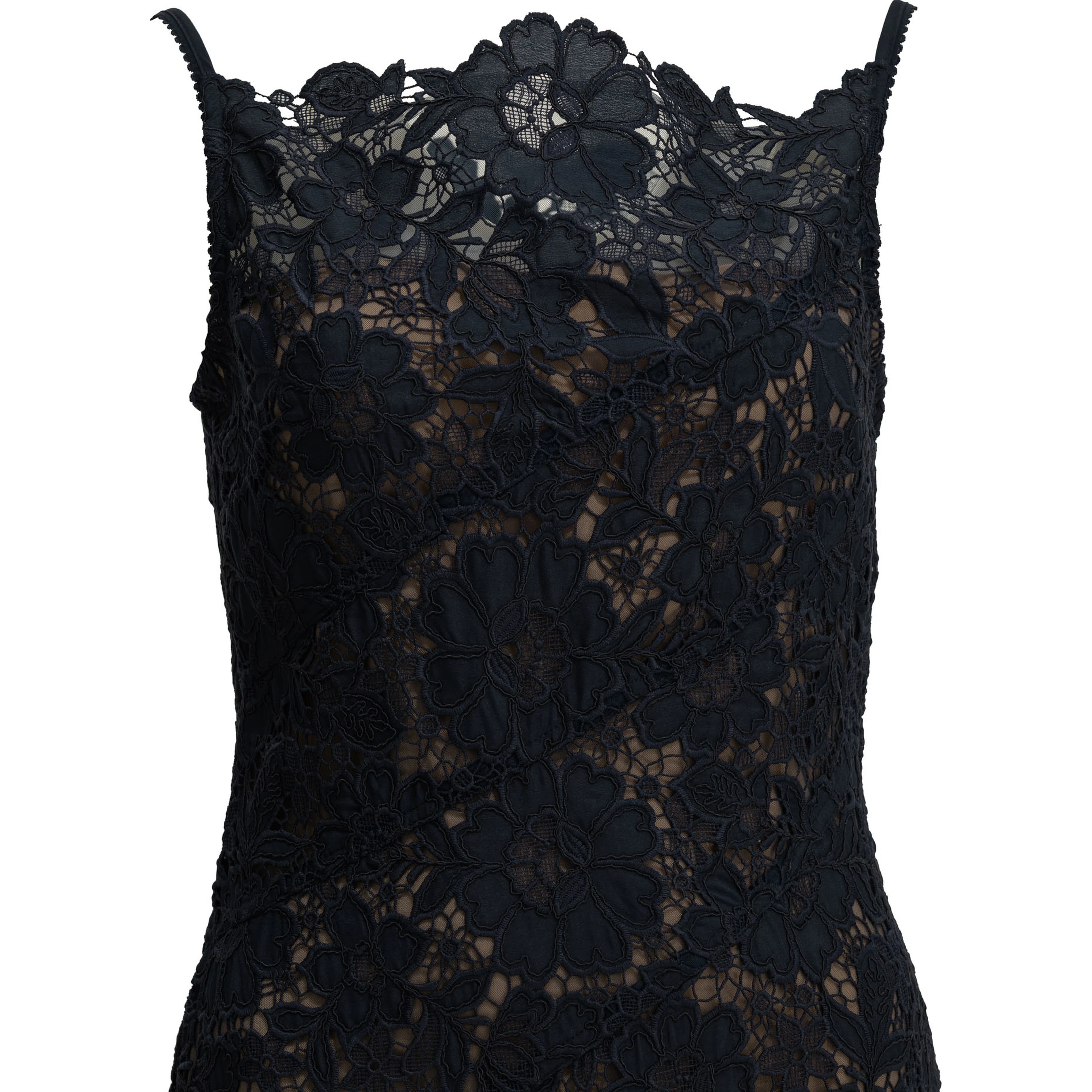Lace midi dress