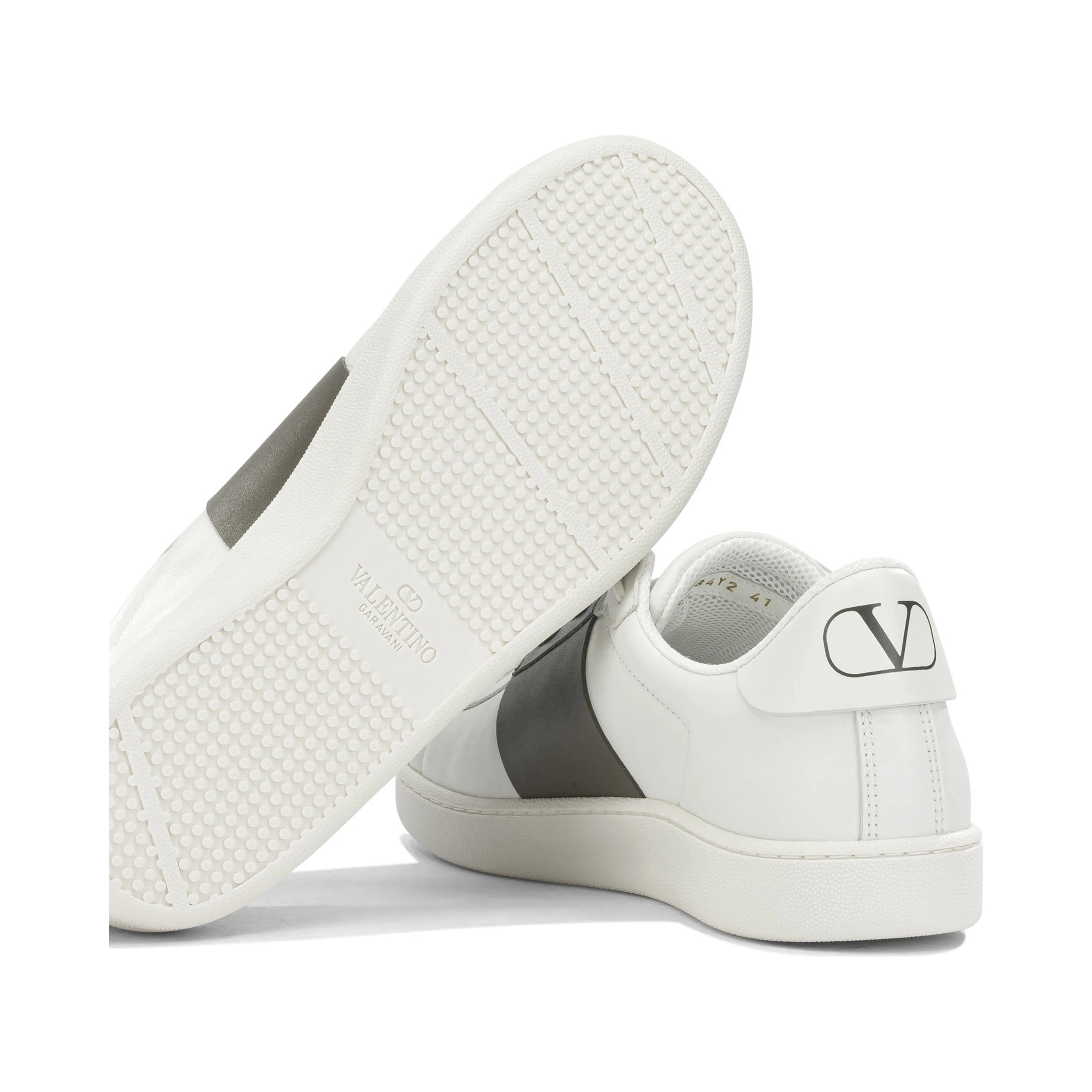 "Open" Low-Top Sneakers