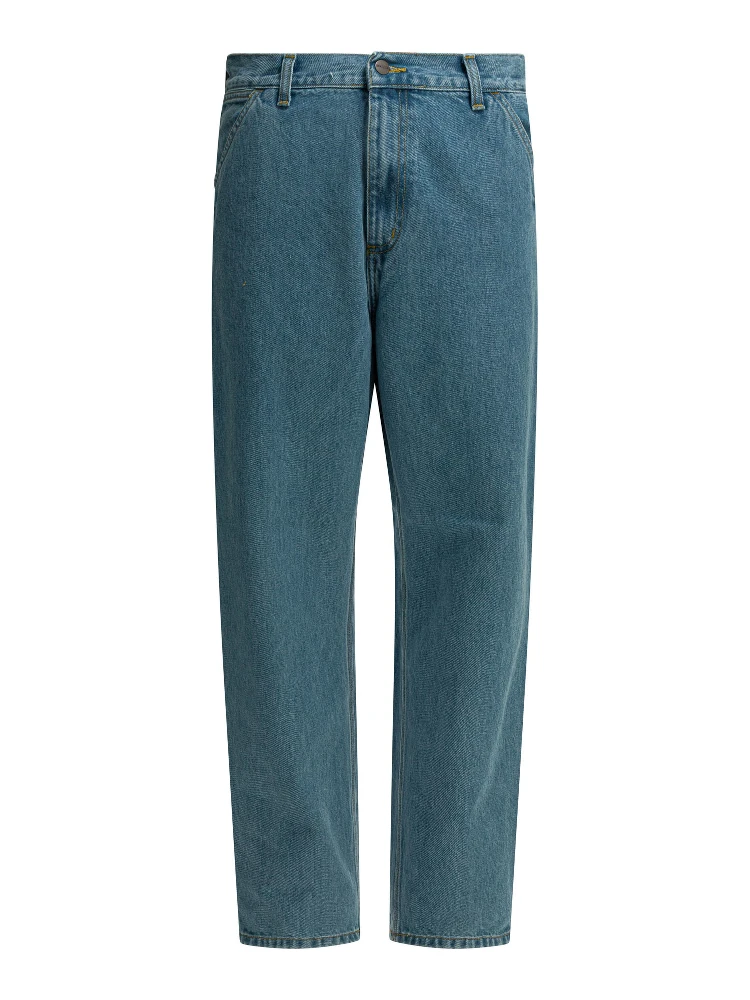 "Single Knee" Wide Leg Jeans