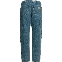 "Single Knee" Wide Leg Jeans
