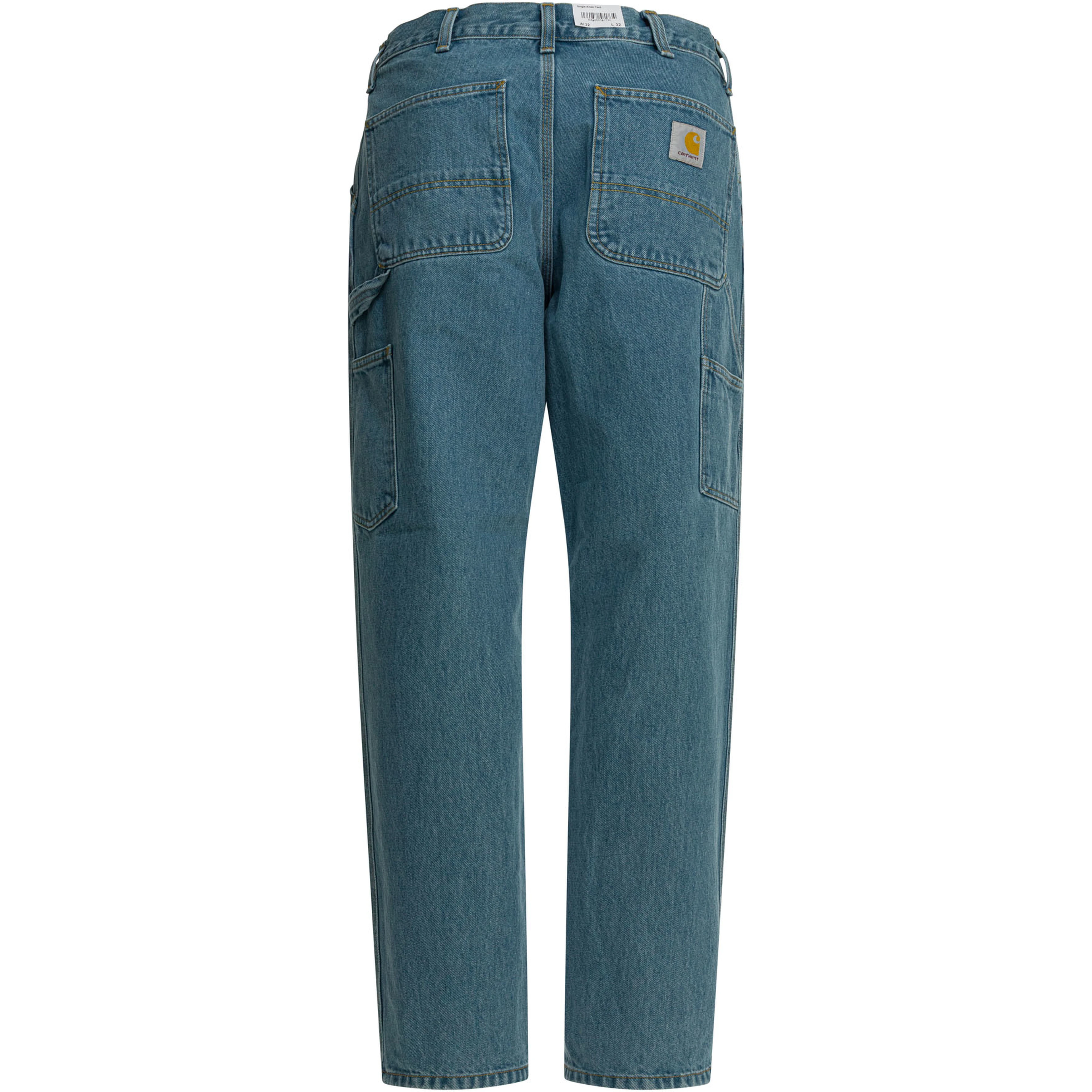 "Single Knee" Wide Leg Jeans