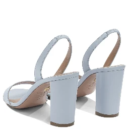 "So Nude Block 85mm" heeled sandals