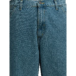 "Single Knee" Wide Leg Jeans