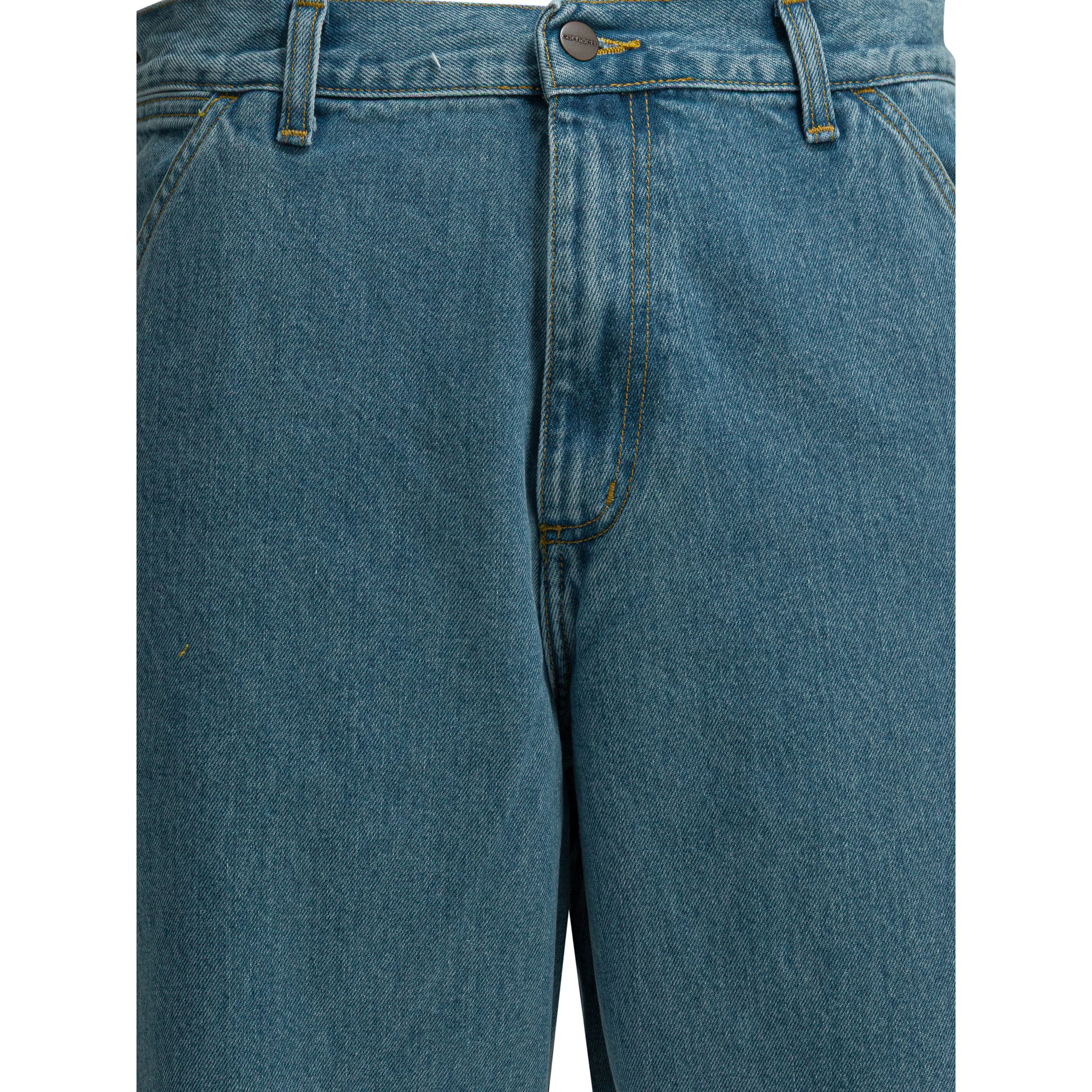 "Single Knee" Wide Leg Jeans
