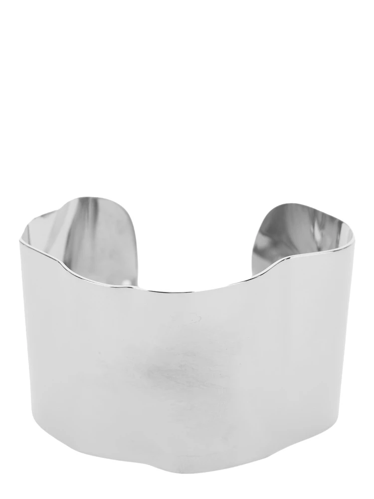TINA silver-colored Bracelet with asymmetric design in bronze for women