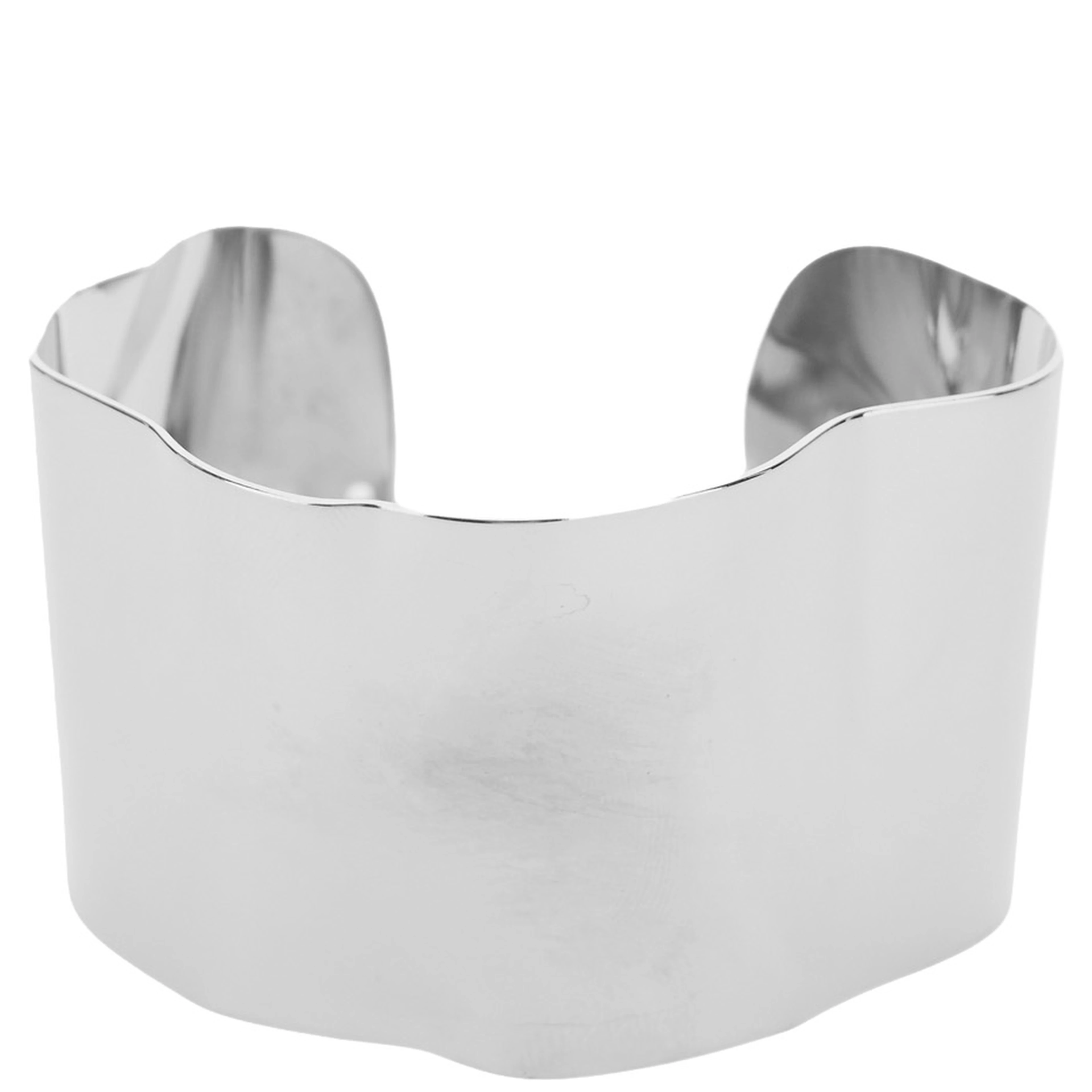TINA silver-colored Bracelet with asymmetric design in bronze for women
