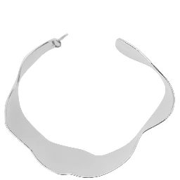 TINA silver-colored Bracelet with asymmetric design in bronze for women