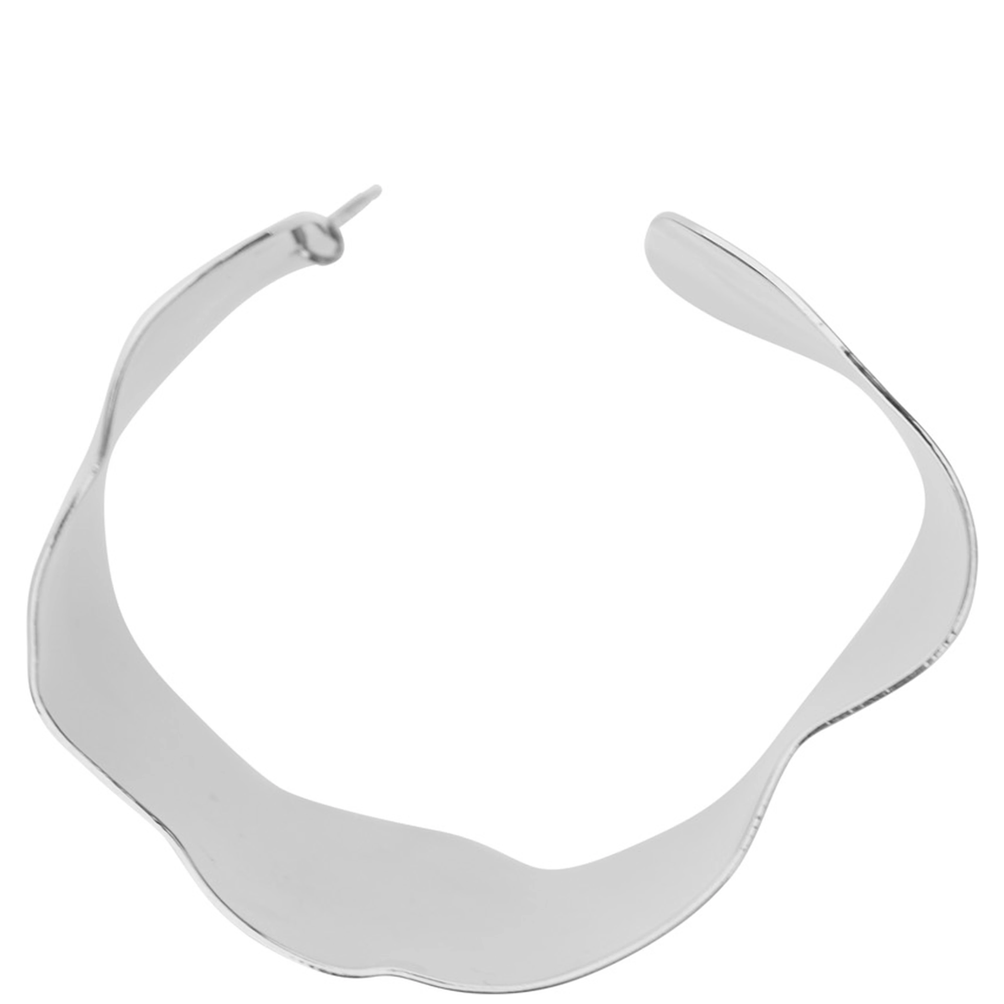 TINA silver-colored Bracelet with asymmetric design in bronze for women