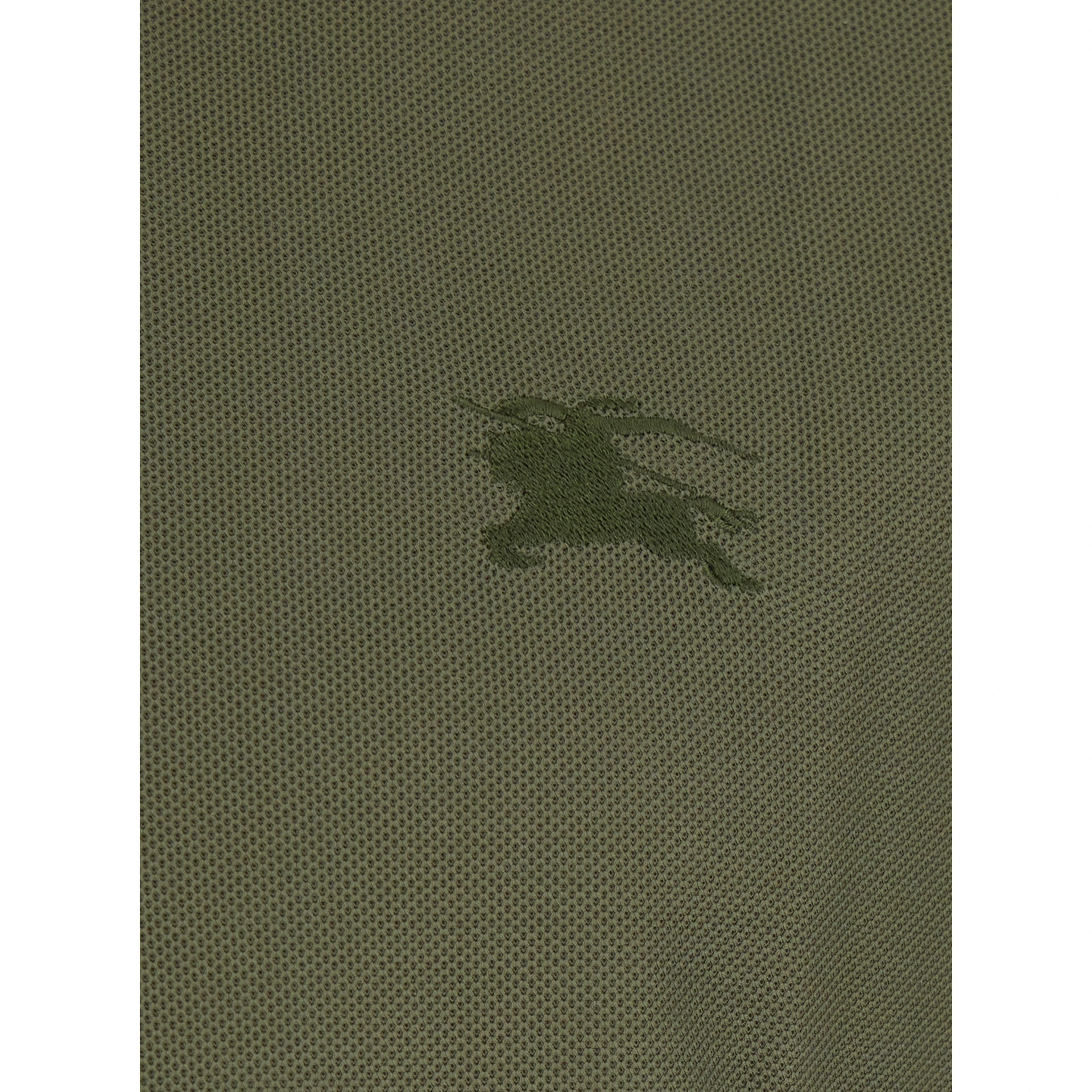 EDDIE EKD Green T-Shirt with Round Neck and Logo on the Front in Cotton Men
