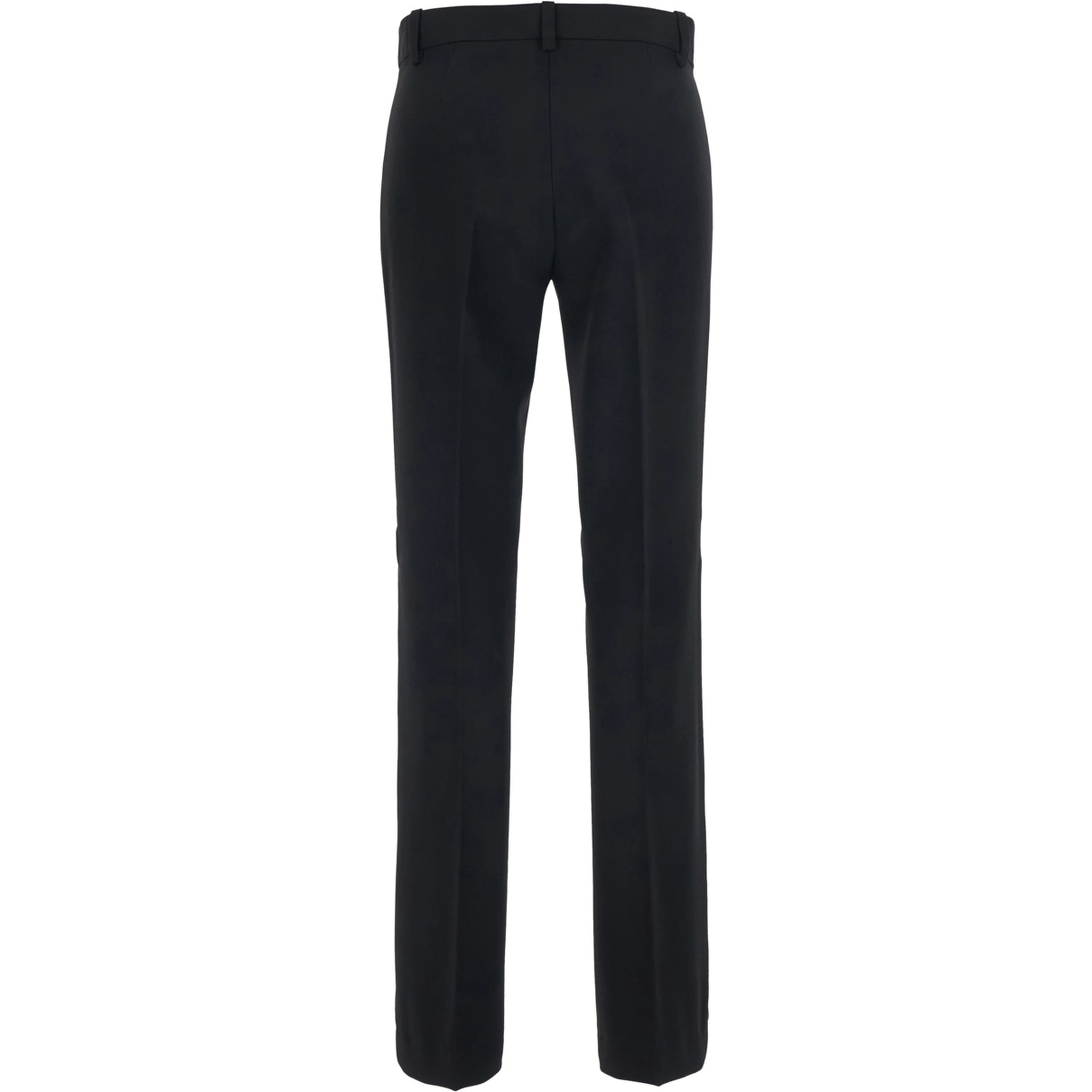 Protea black Pants with belt loops in fabric for women