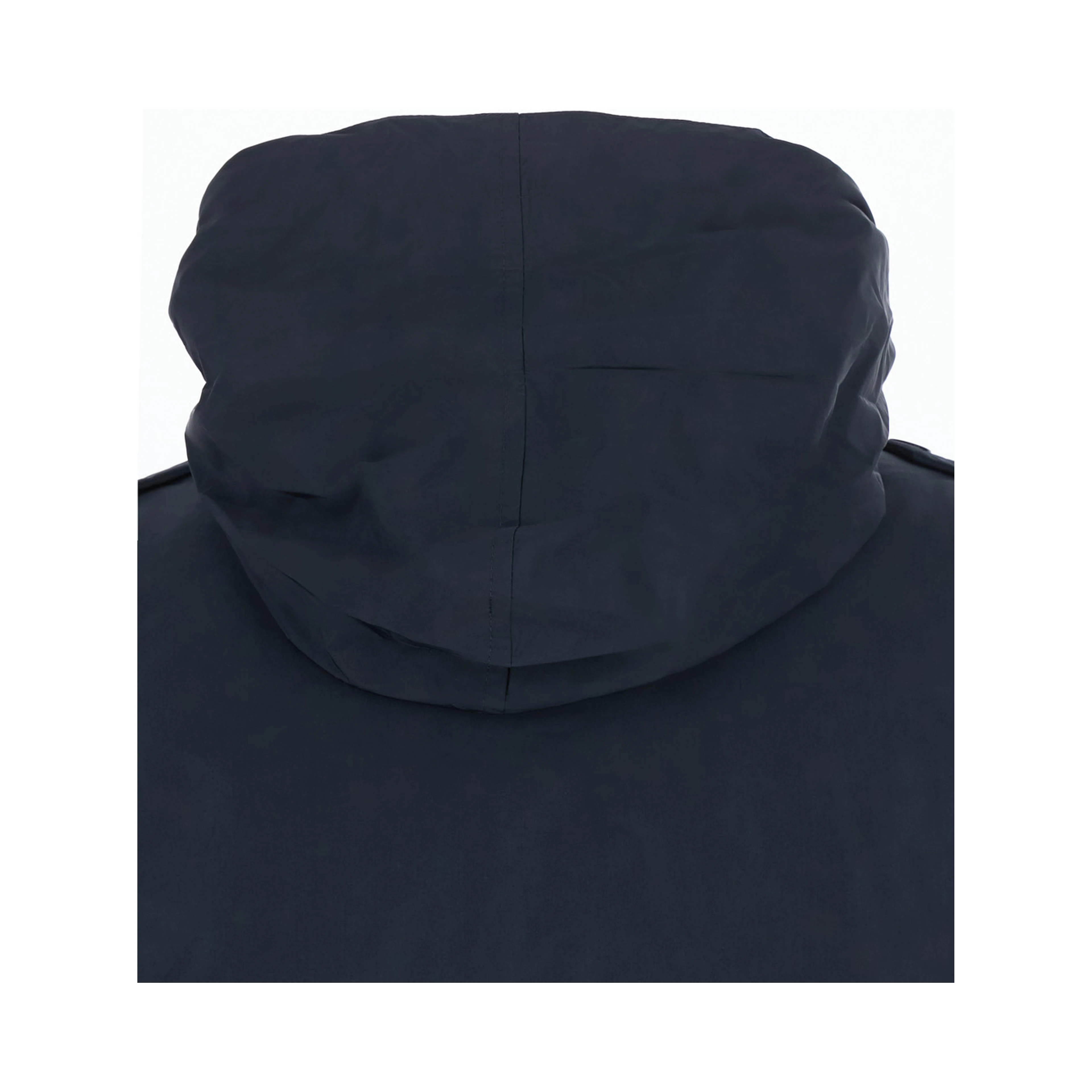 Blue Jacket with Front Zip Closure and Side Pockets in Tech Fabric Men