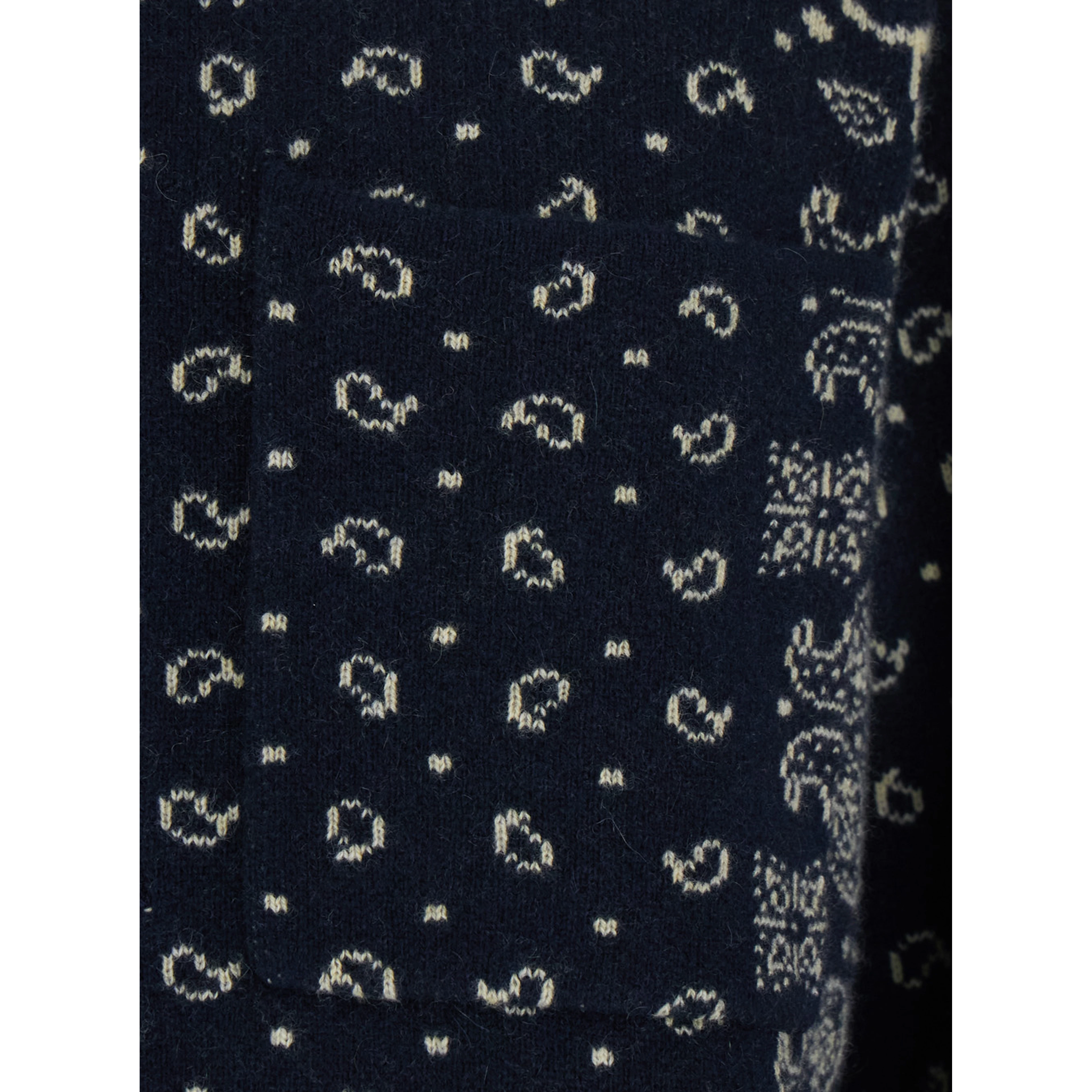 Long Sleeve Shirt with Flaps in Blue