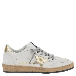Sneakers BALLSTAR with leather upper and laminated star White unisex