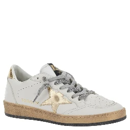 Sneakers BALLSTAR with leather upper and laminated star White unisex