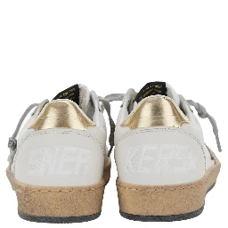 Sneakers BALLSTAR with leather upper and laminated star White unisex